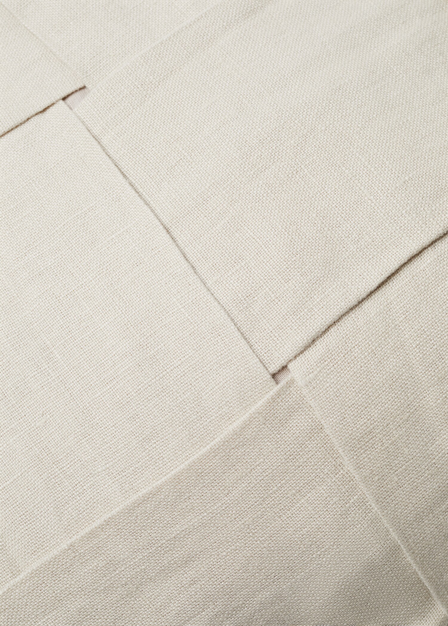 100% linen braided cushion case 50x50cm - Details of the article 3