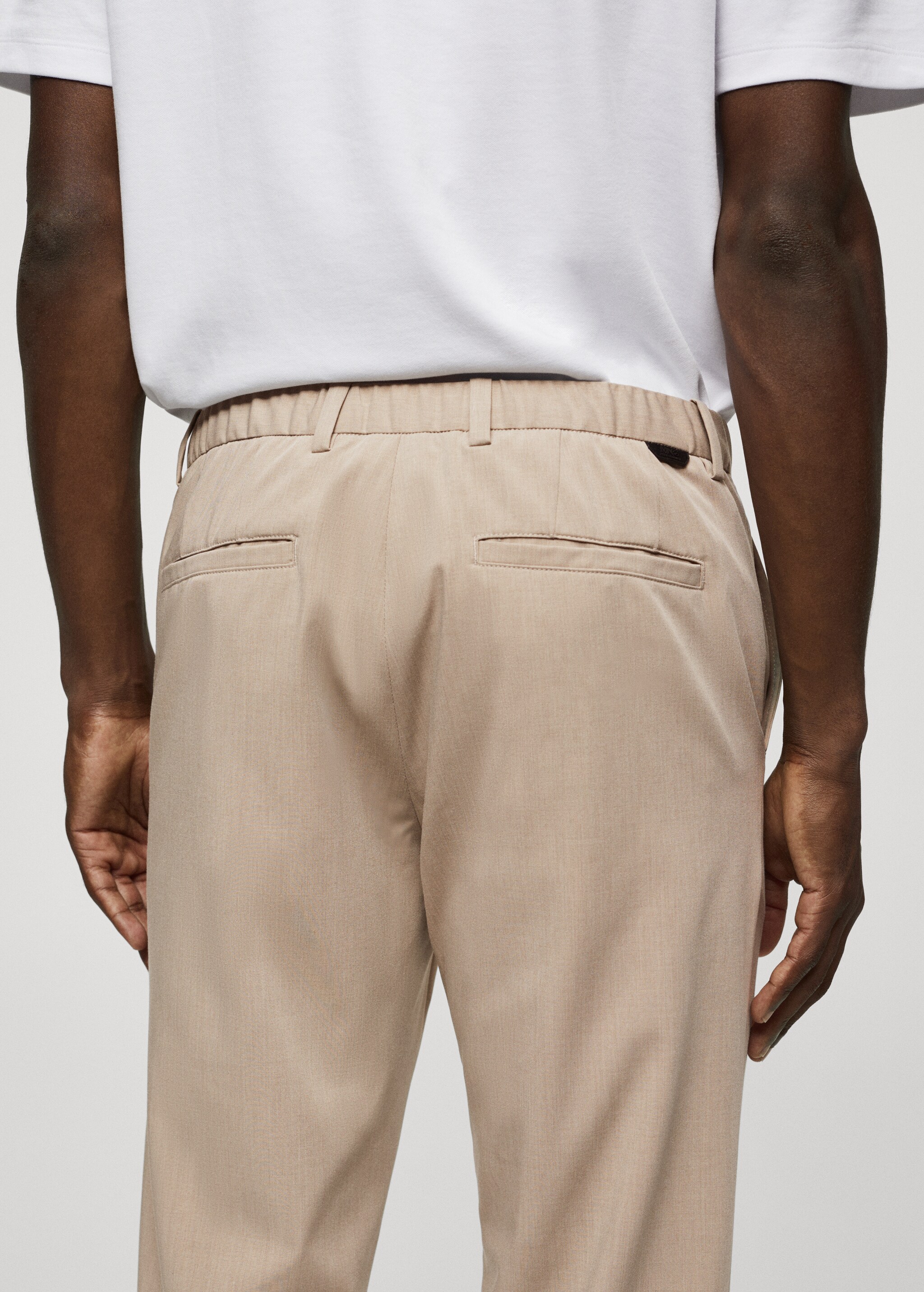 Slim fit stretch trousers - Details of the article 4