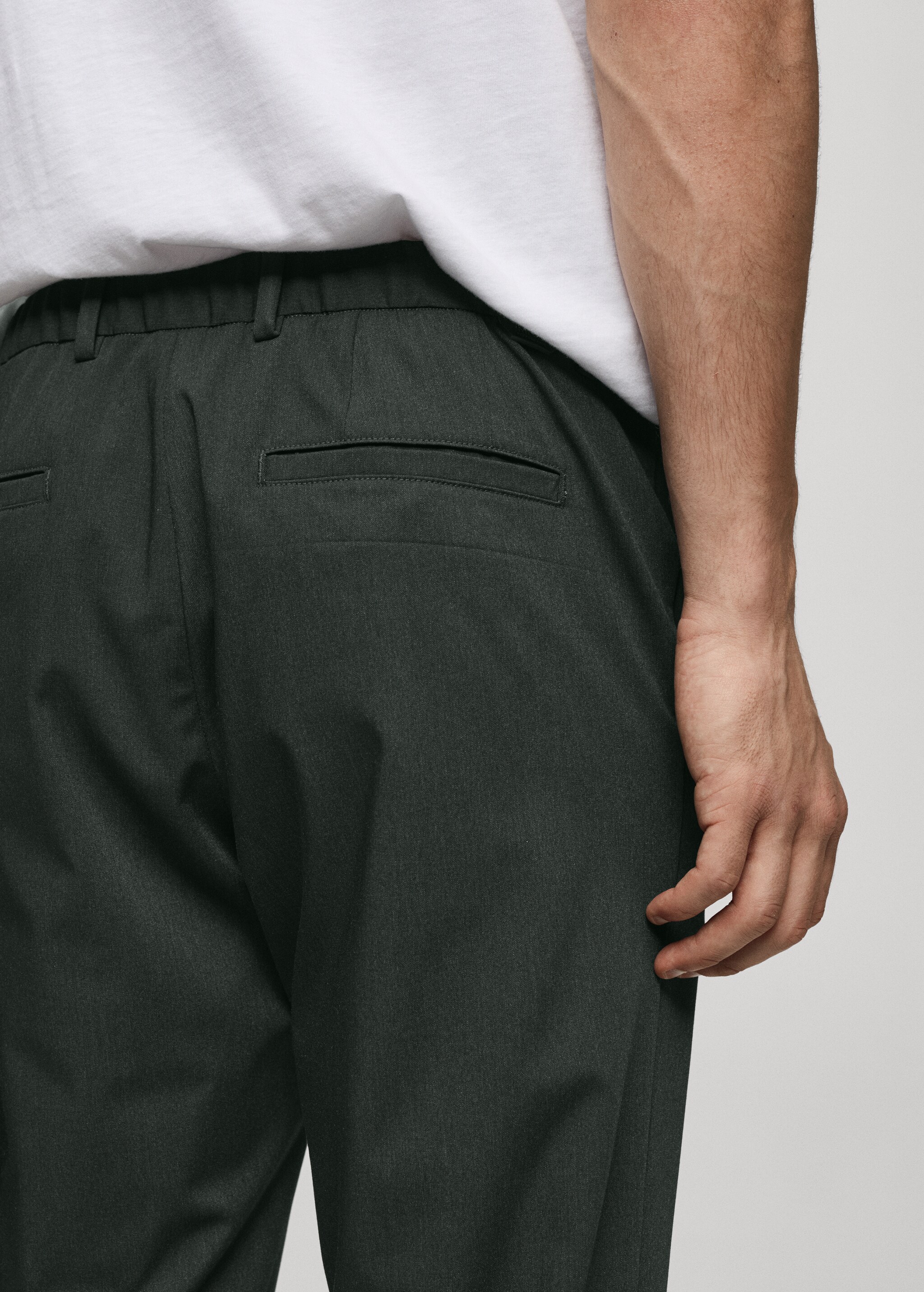 Slim fit stretch trousers - Details of the article 6