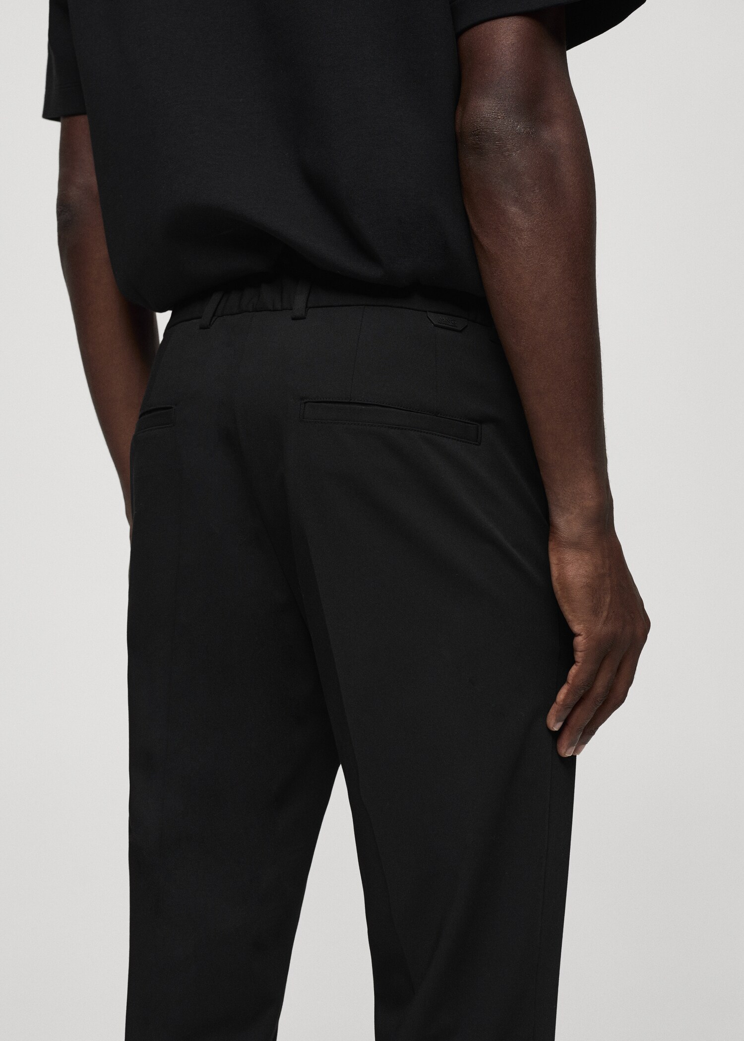 Slim fit stretch trousers - Details of the article 4