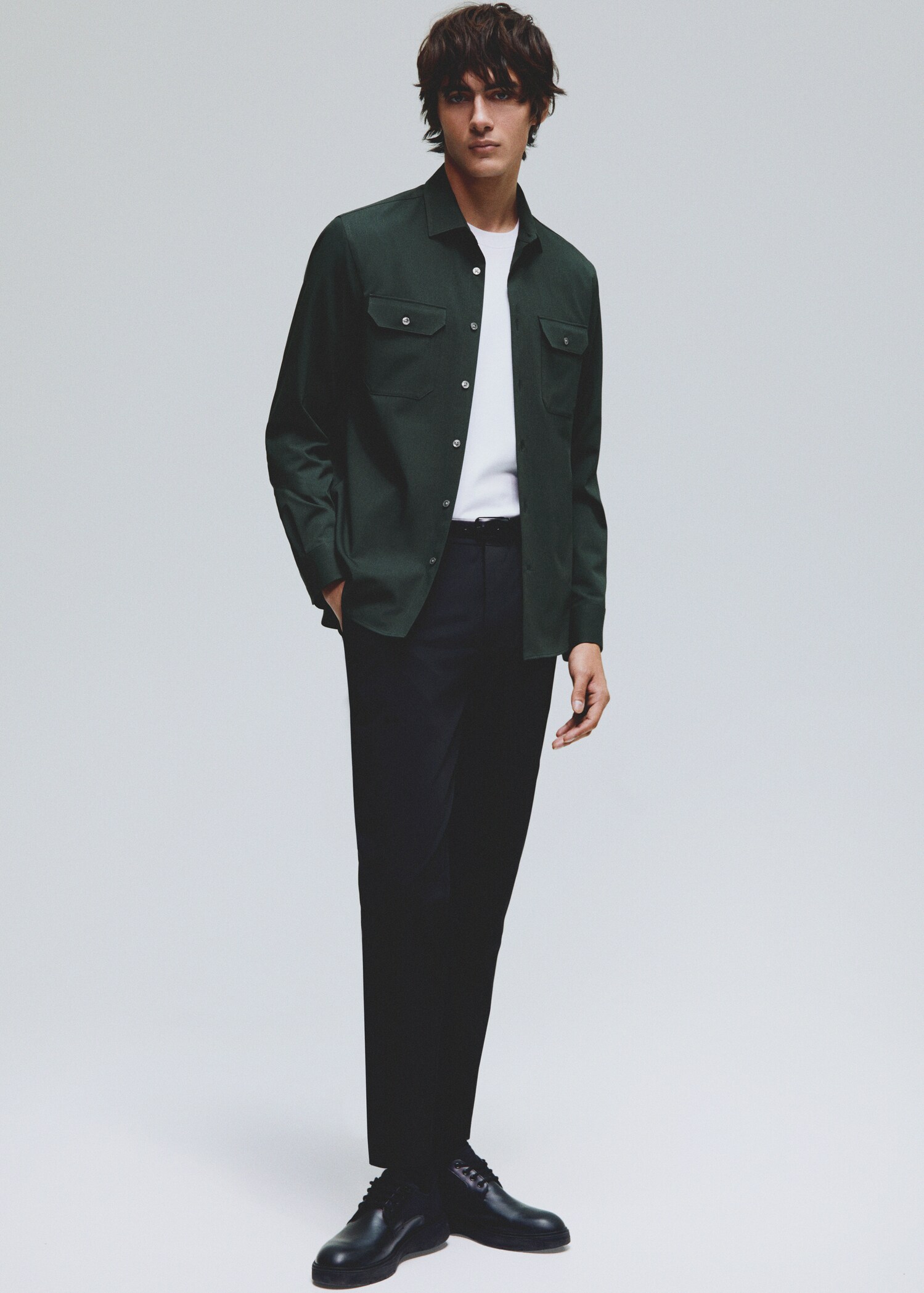 Slim fit stretch trousers - Деталь изделия 5