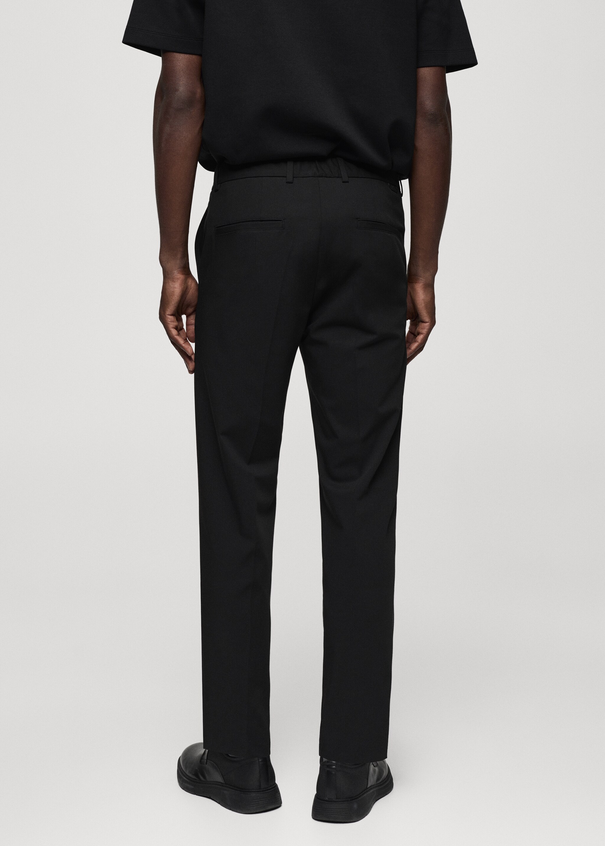 Slim fit stretch trousers - Reverse of the article