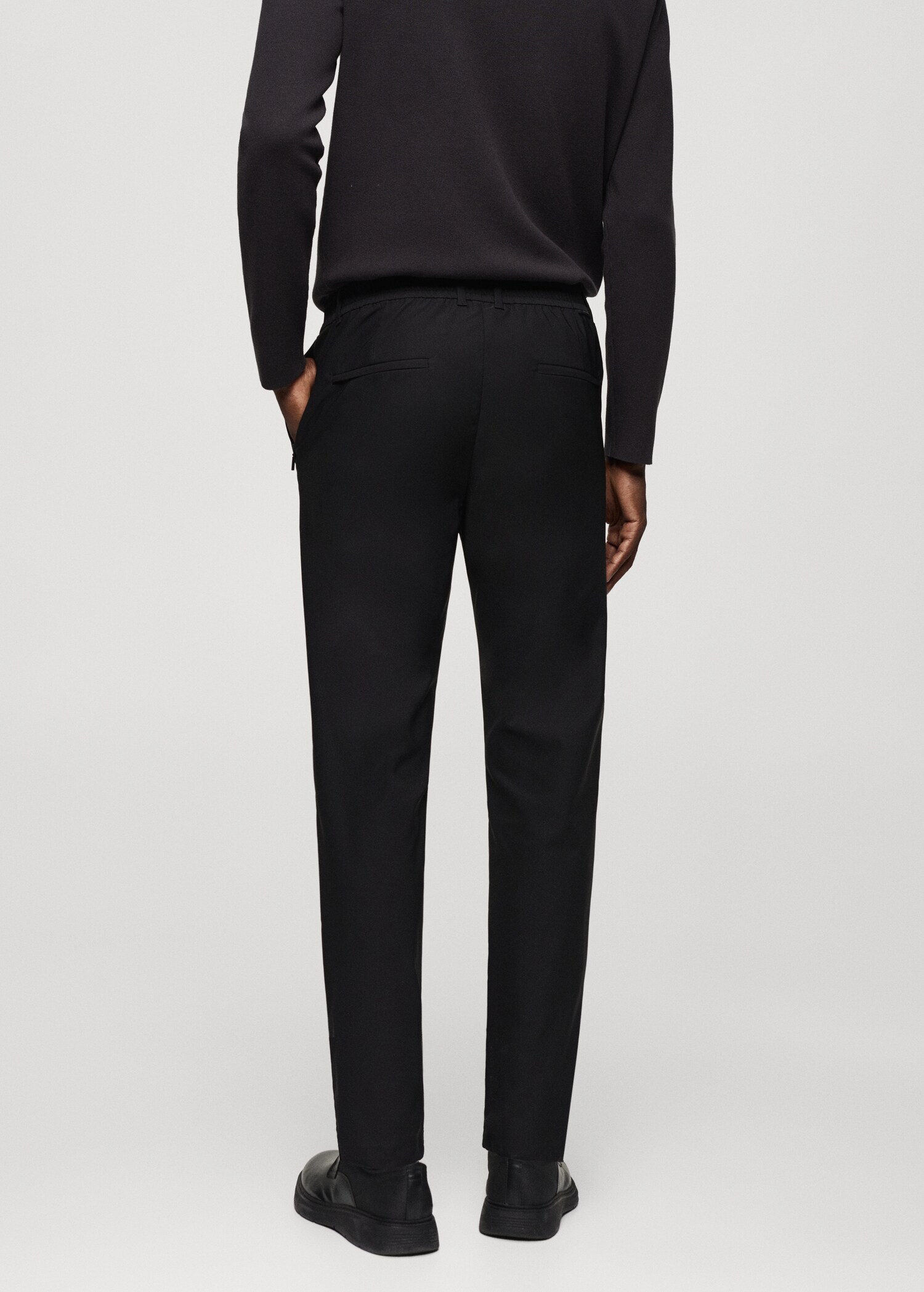 Solotex® slim-fit trousers - Reverse of the article