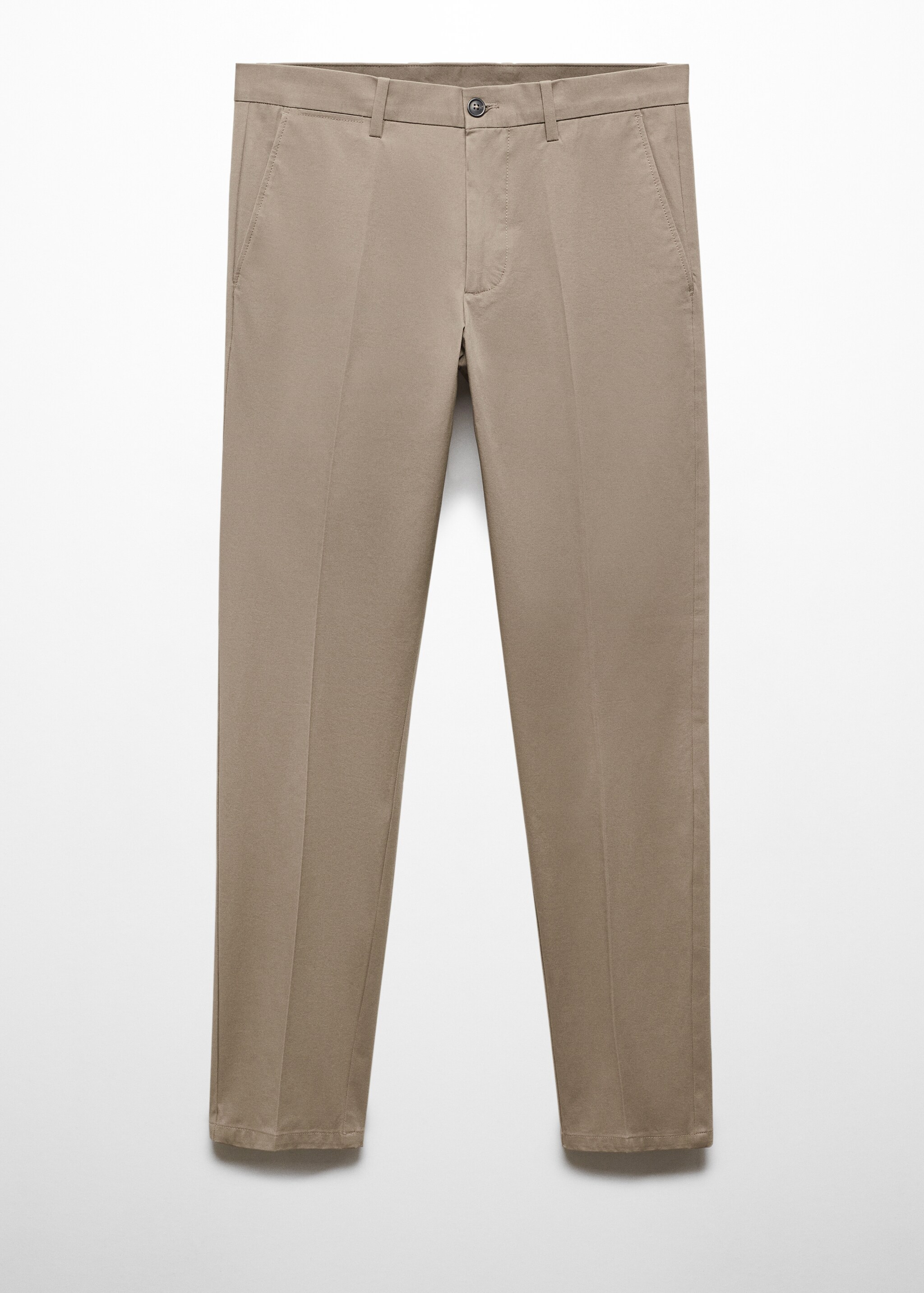 Regular-fit cotton trousers - Article without model