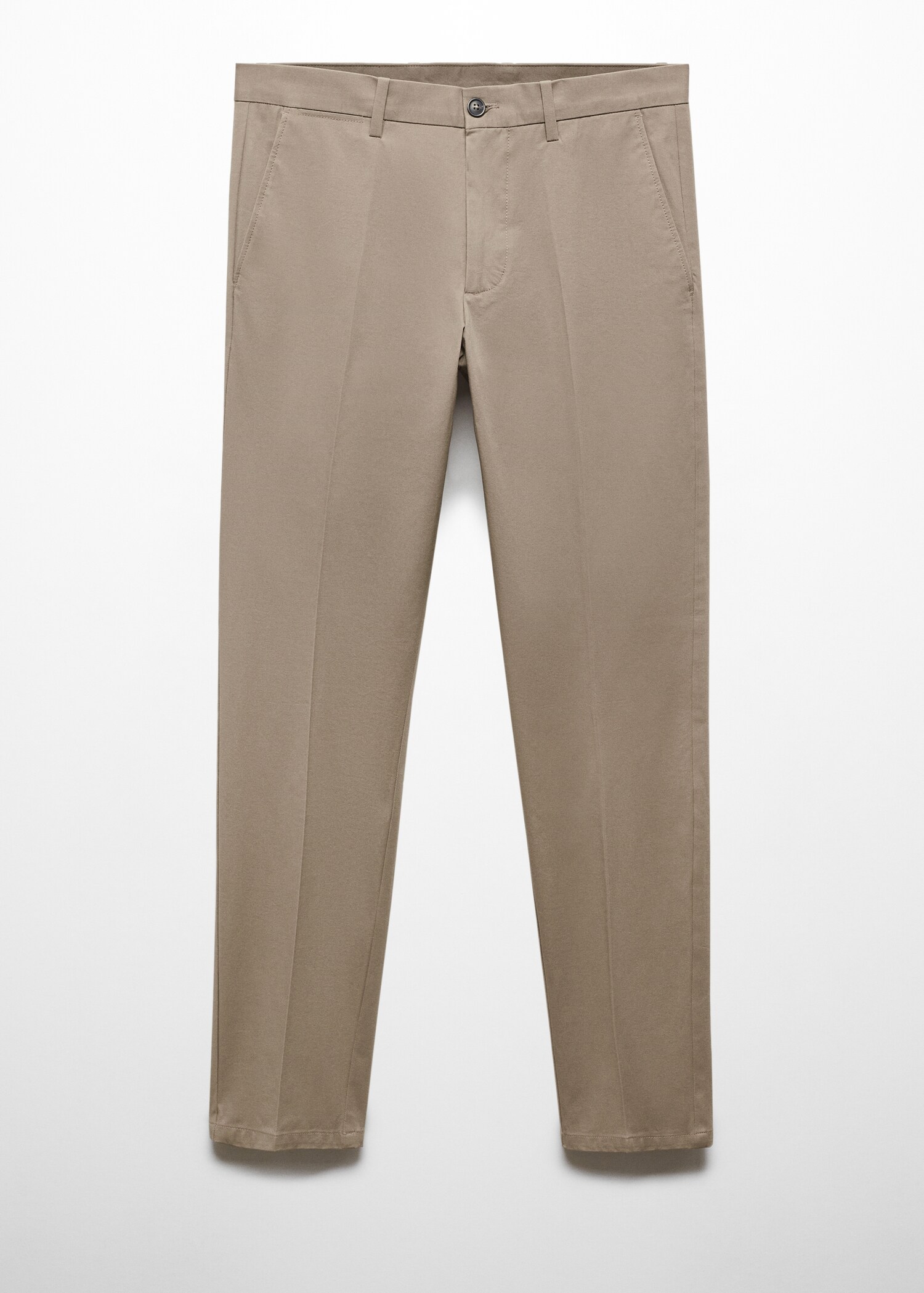 Regular-fit cotton trousers - Article without model