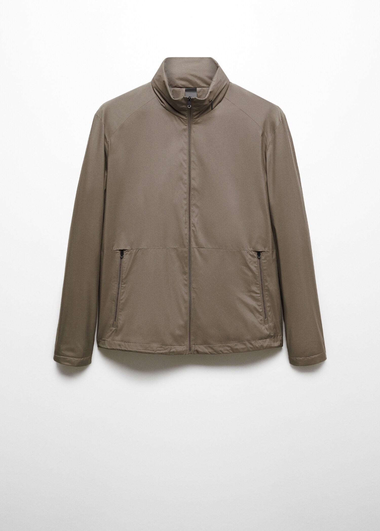 Water-repellent jacket with zip - Article without model