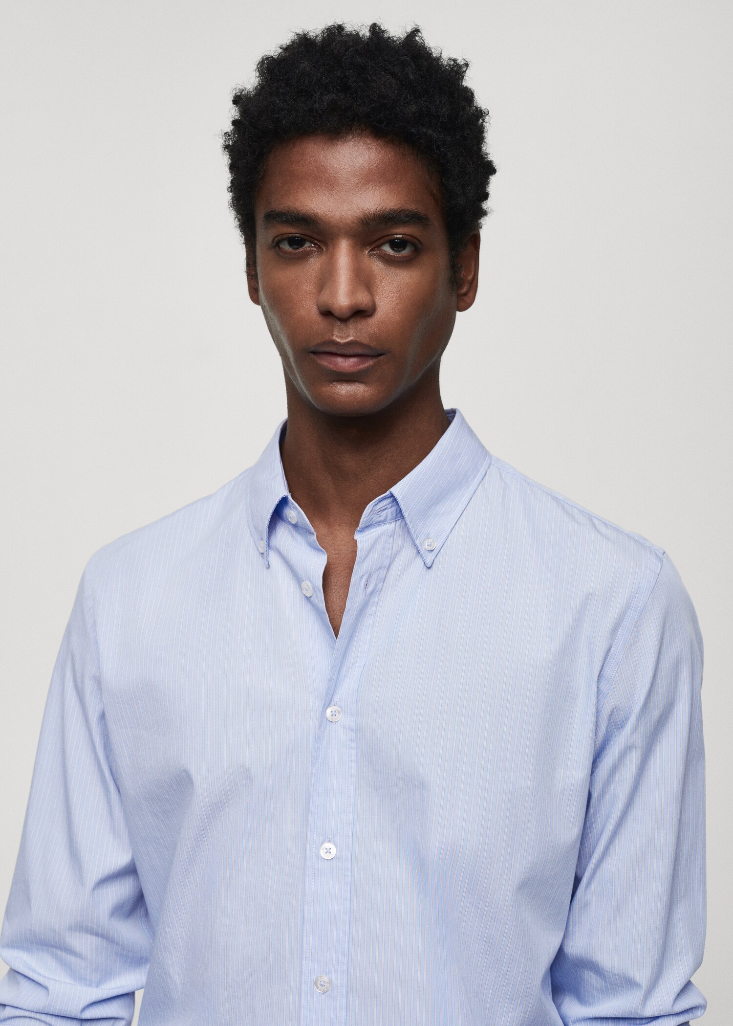 Chemise regular-fit coton rayures - Détail de l'article 1