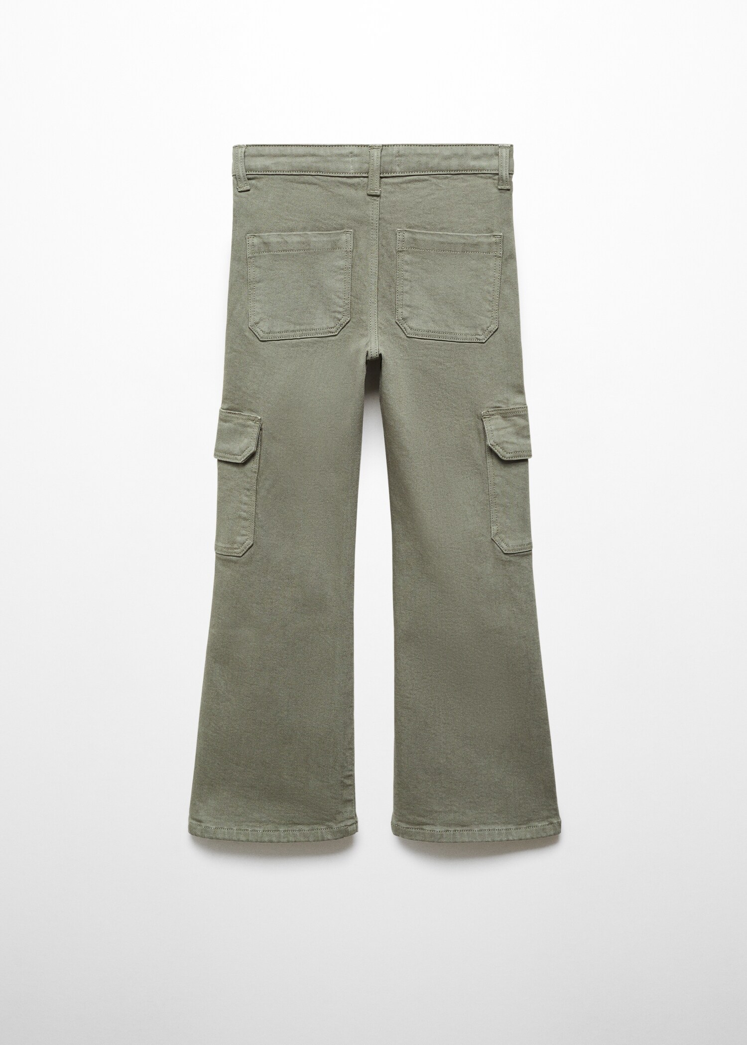 Cepli kargo jean pantolon - Ürünün arkası