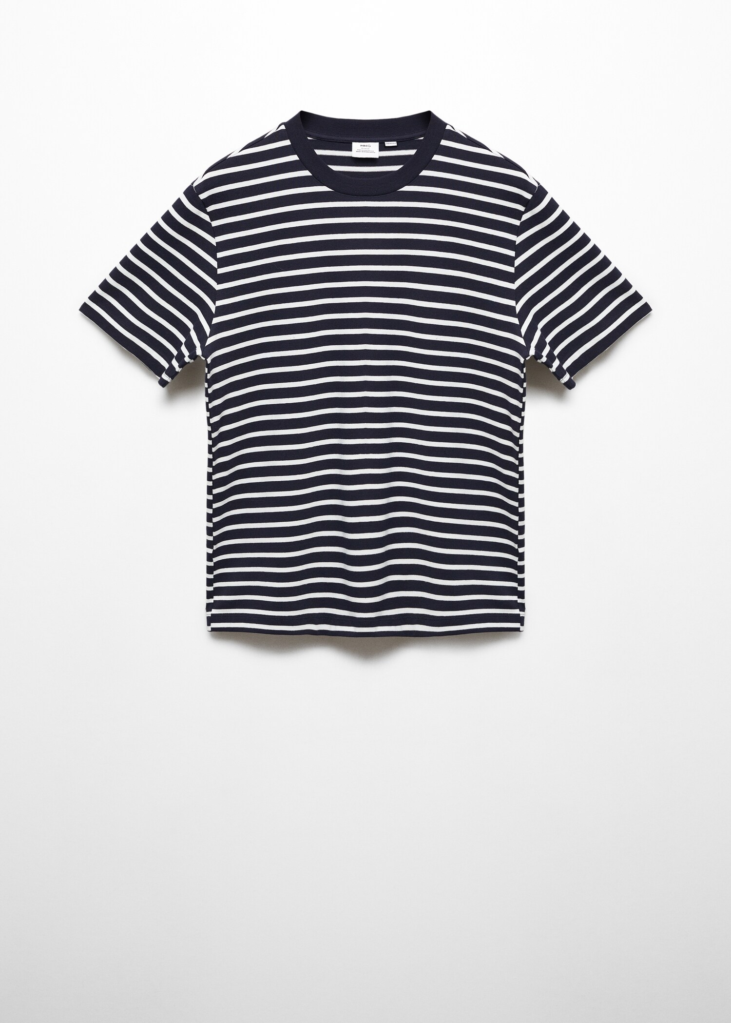 Striped cotton T-shirt - Article without model