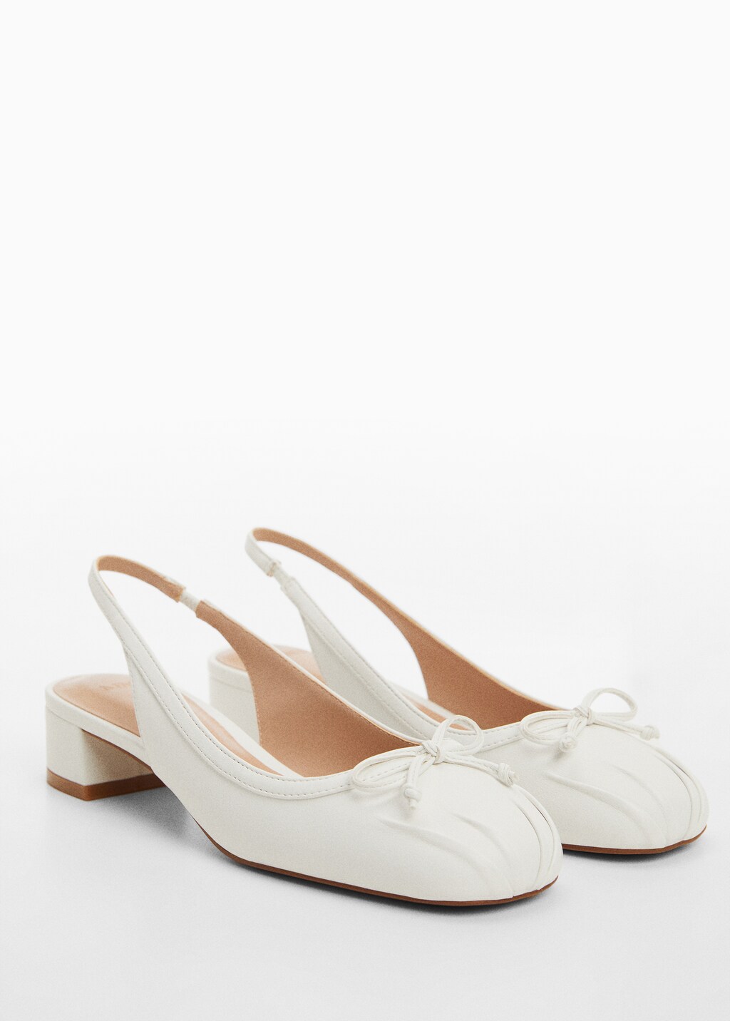 sling back ballerina - Women | MANGO China