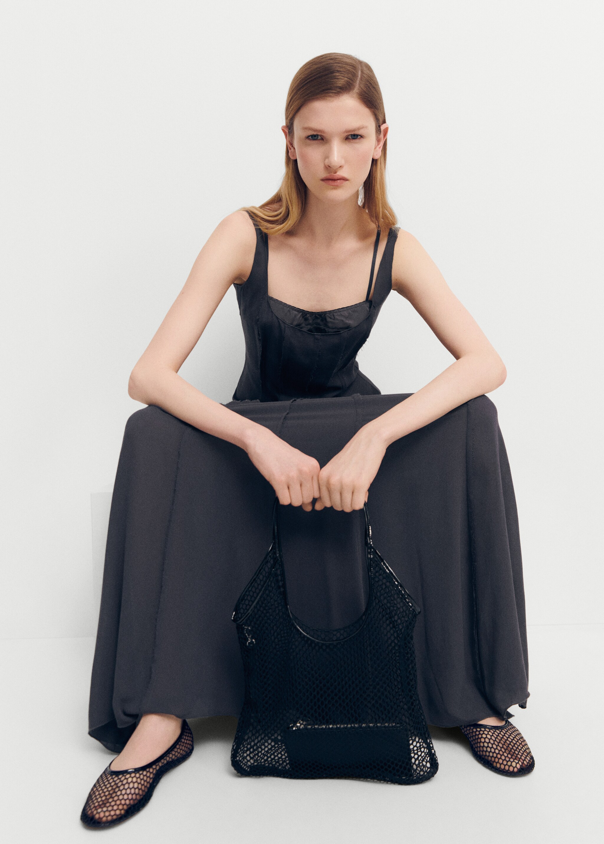 Corset dress with asymmetrical hem  - Details of the article 2