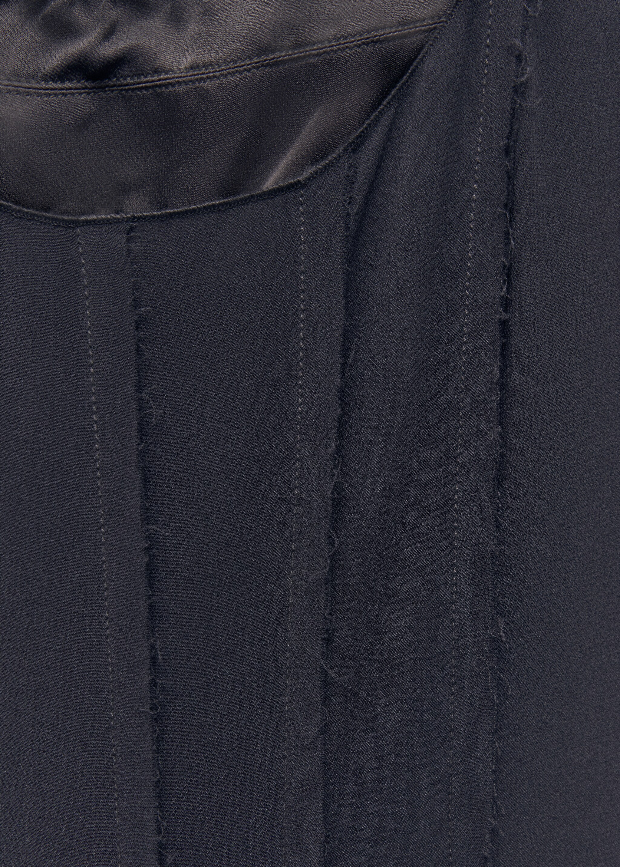 Платье с эффектом корсажа и асимметричным низом - Деталь изделия 8