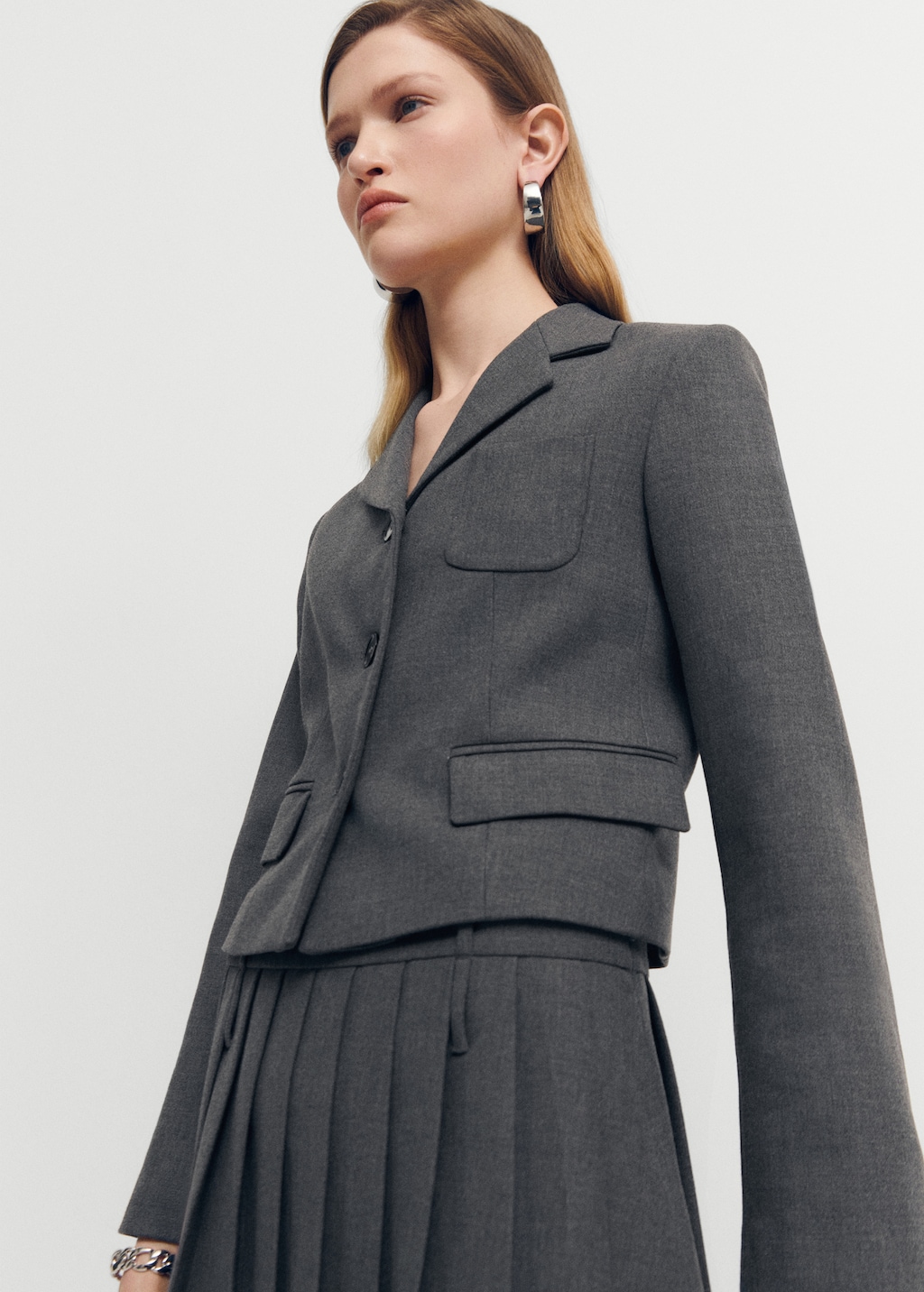 ジャケット Kiton Cropped double-breasted jacket (D57616K0920C01 45) Kurtki damskie - Kessi Butik - Duże rozmiary - Modne wzory