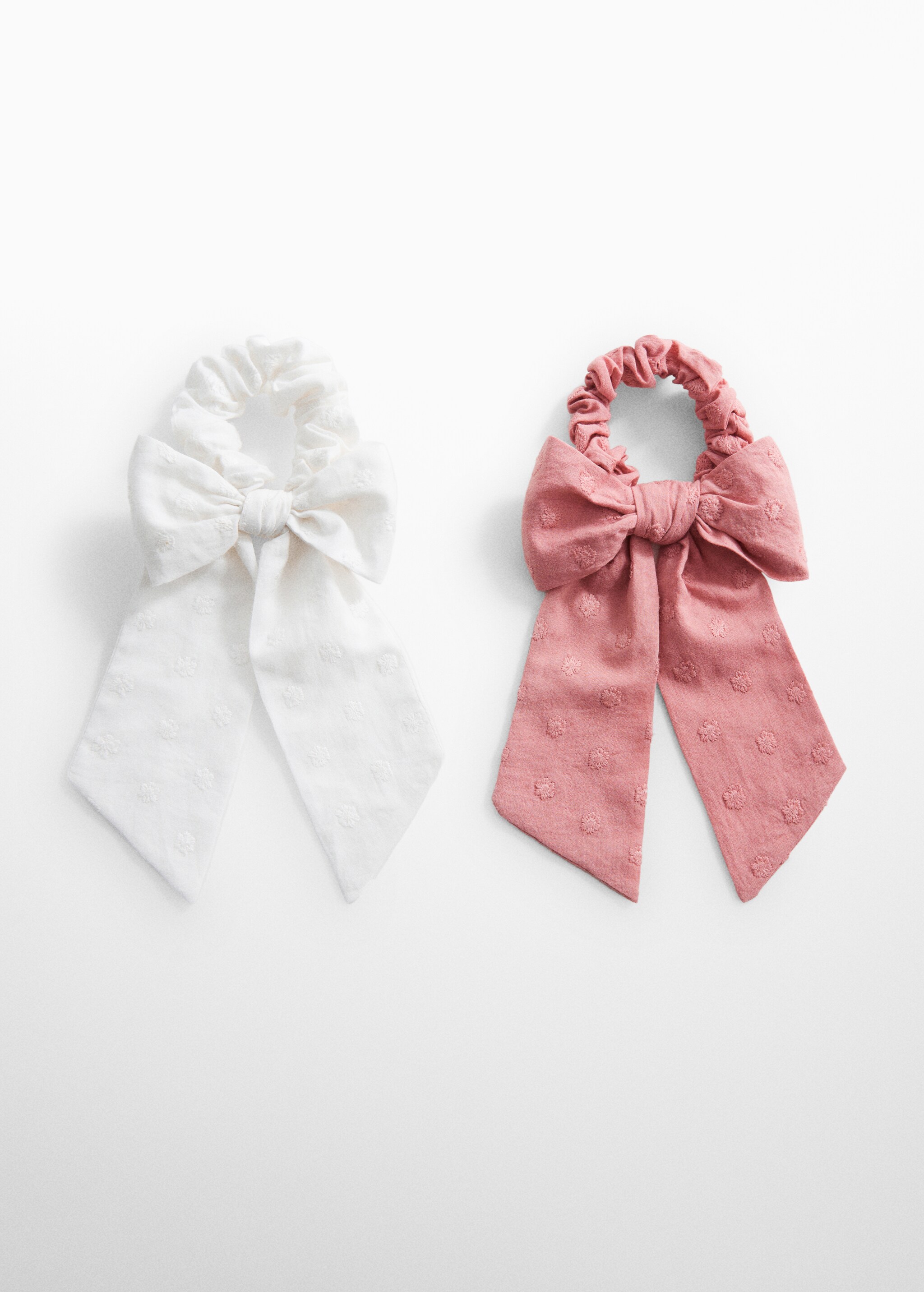 2 pack bow hair ties  - Article without model