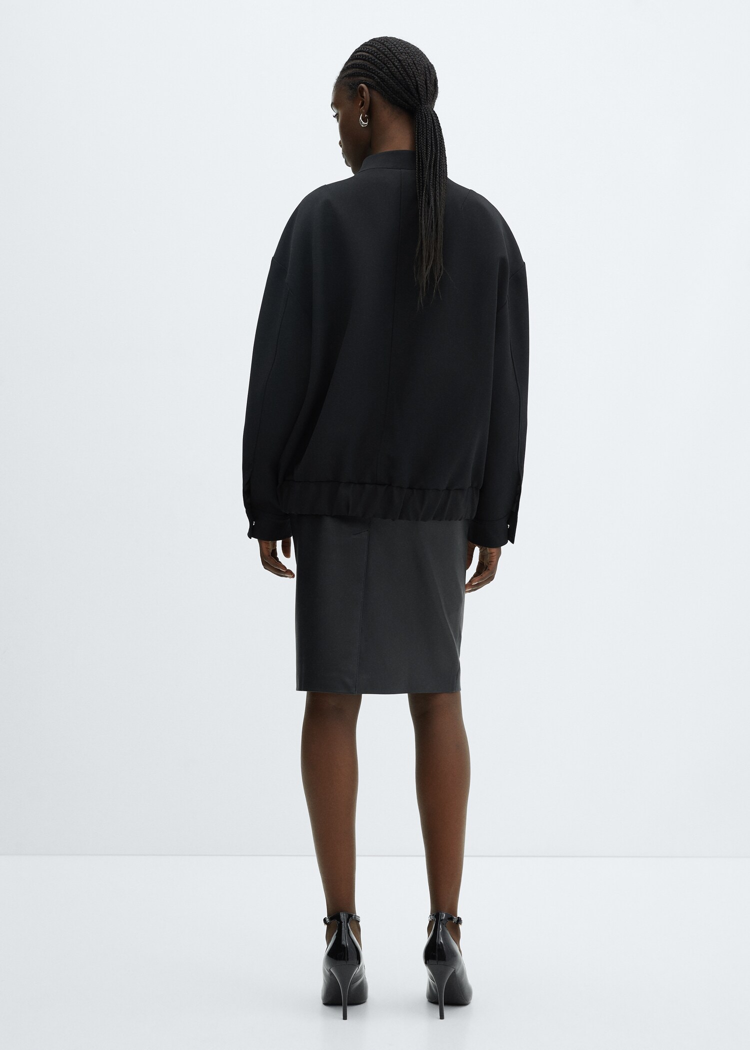 Veste bomber oversize - Verso de l’article