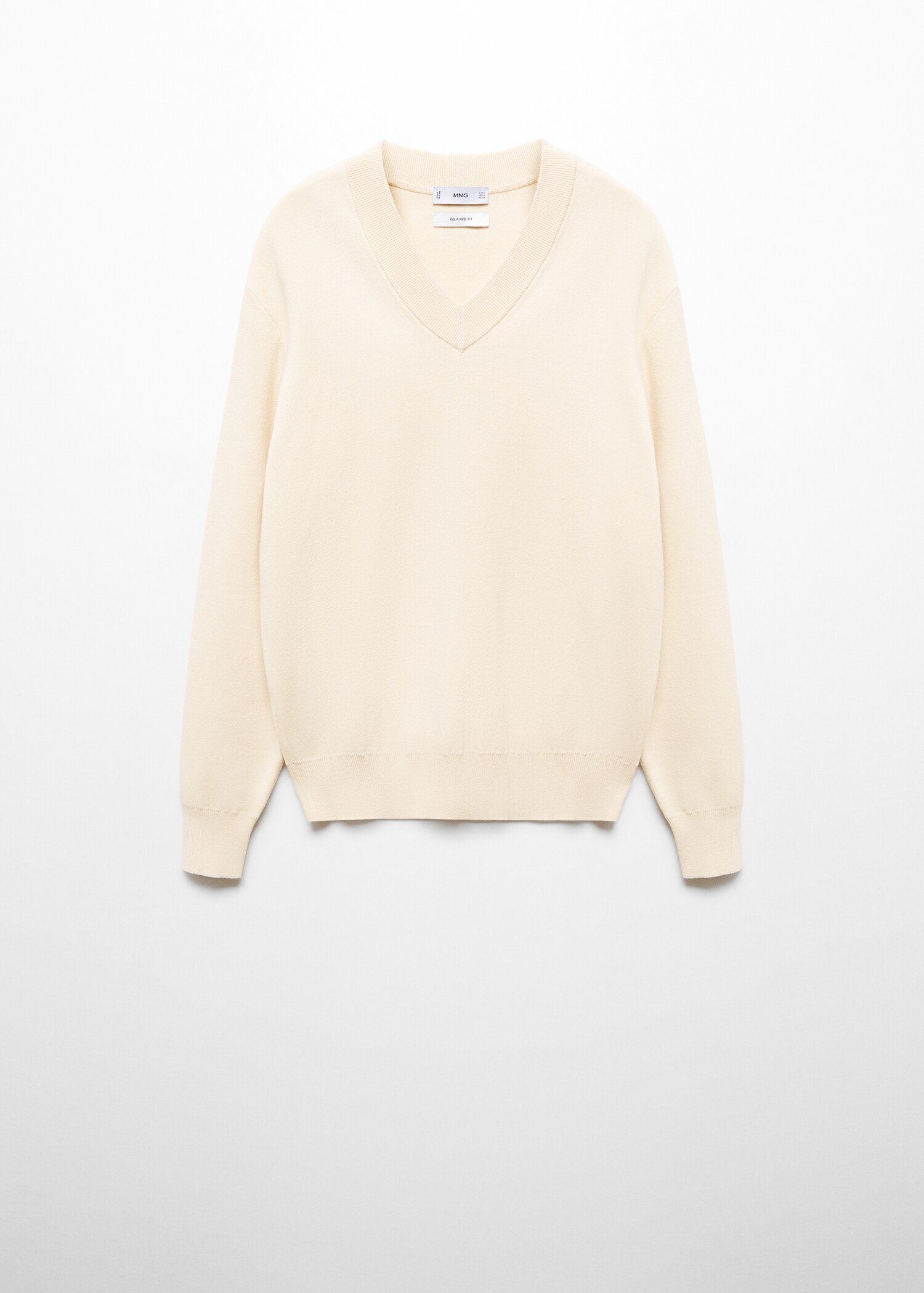 Strickpullover mit V-Ausschnitt - Artikel ohne Model