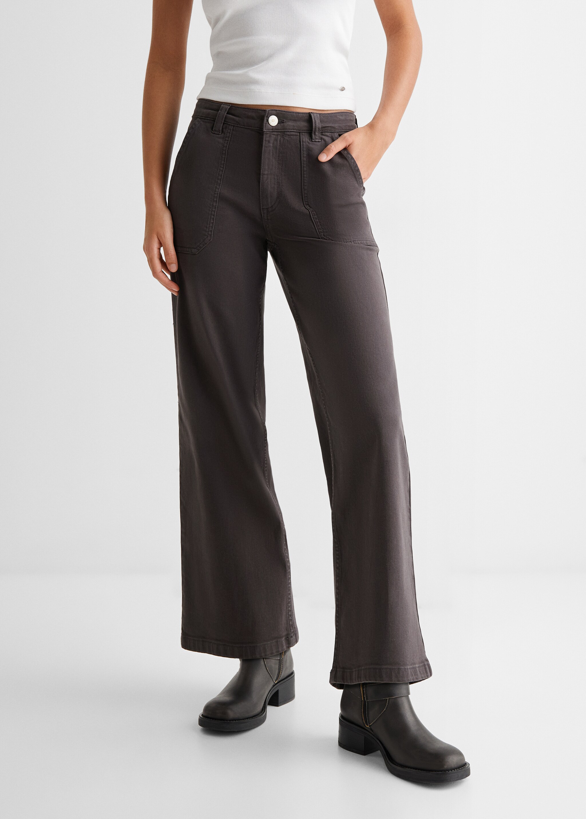 Culotte trousers with pockets - Details of the article 6