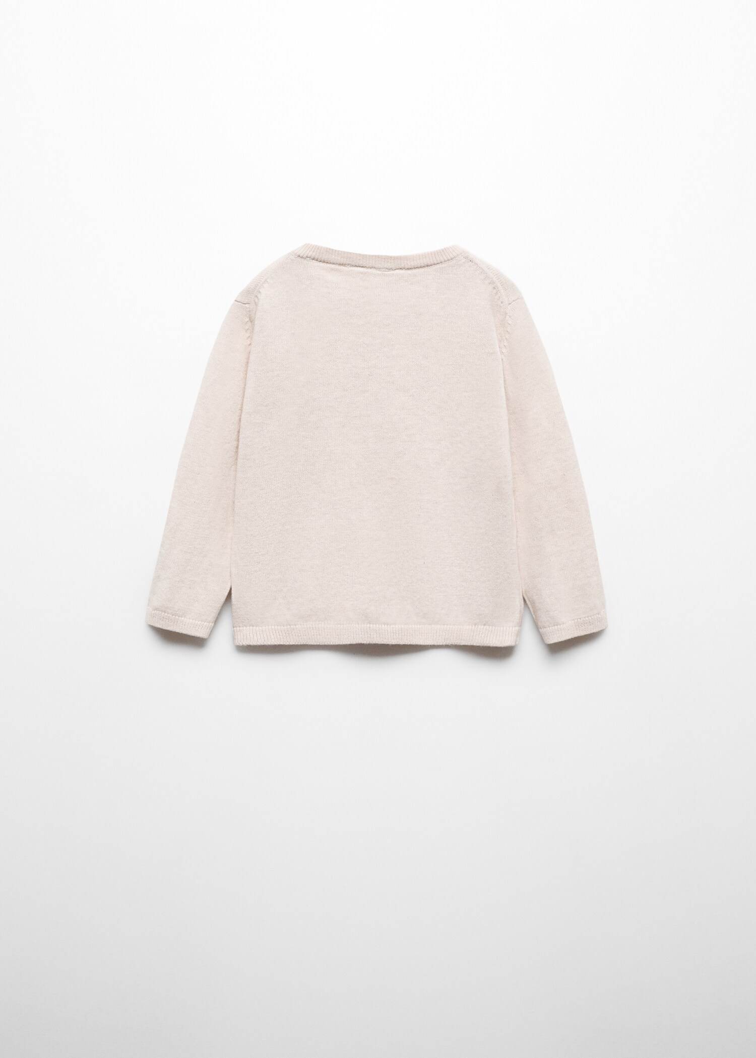 Pull-over maille détail boutons - Verso de l’article