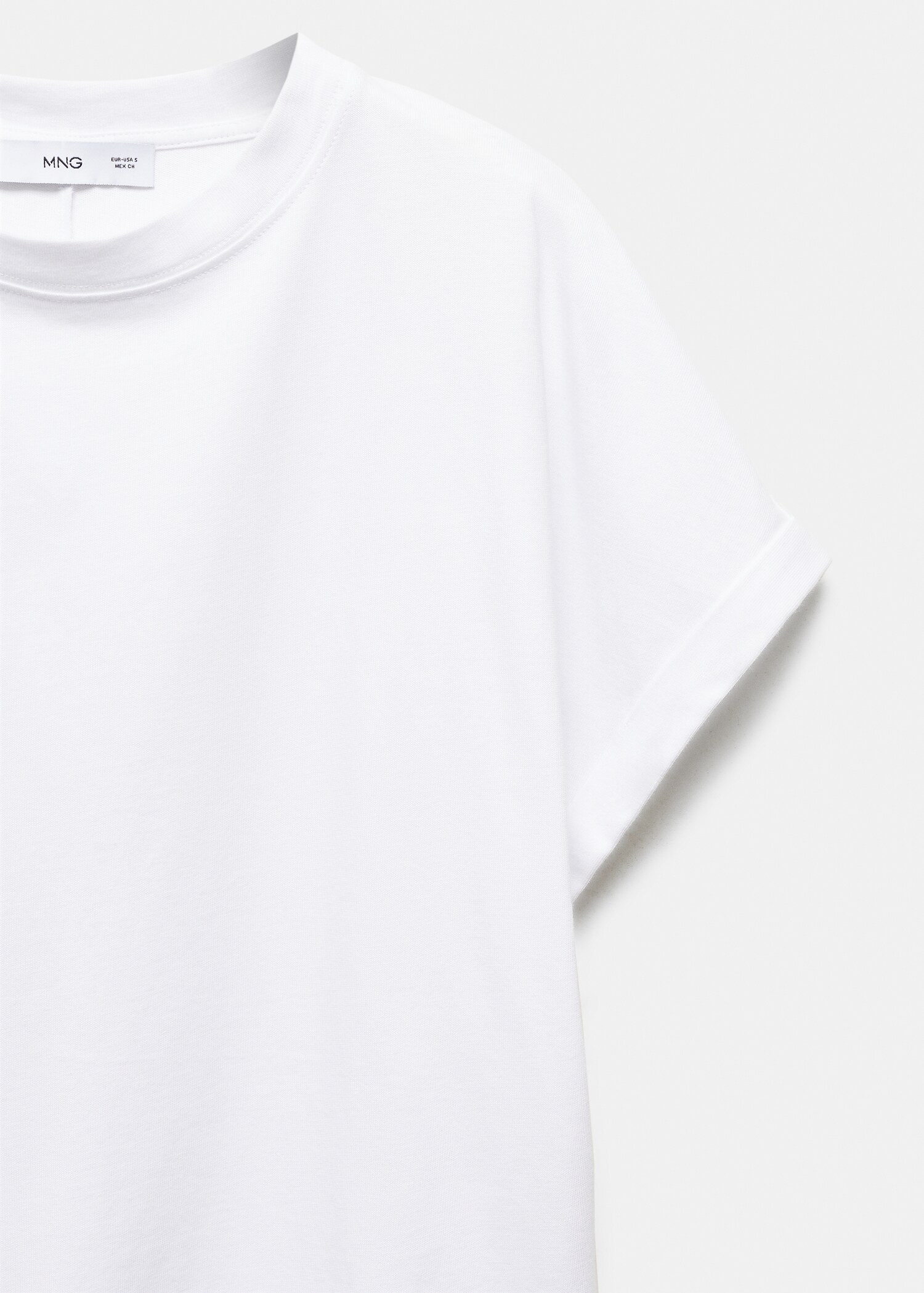 Short-sleeved cotton t-shirt - Details of the article 8