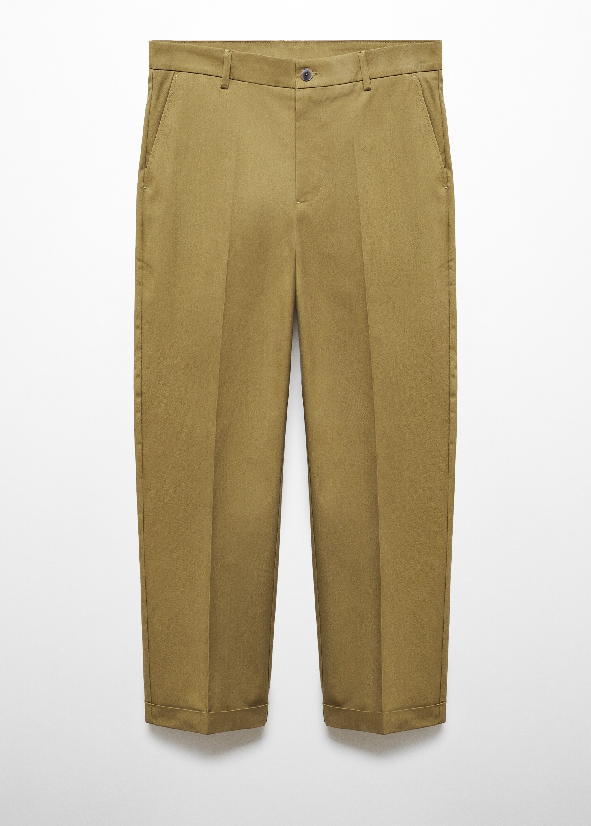 Pantalon coton straight-fit revers - Article sans modèle