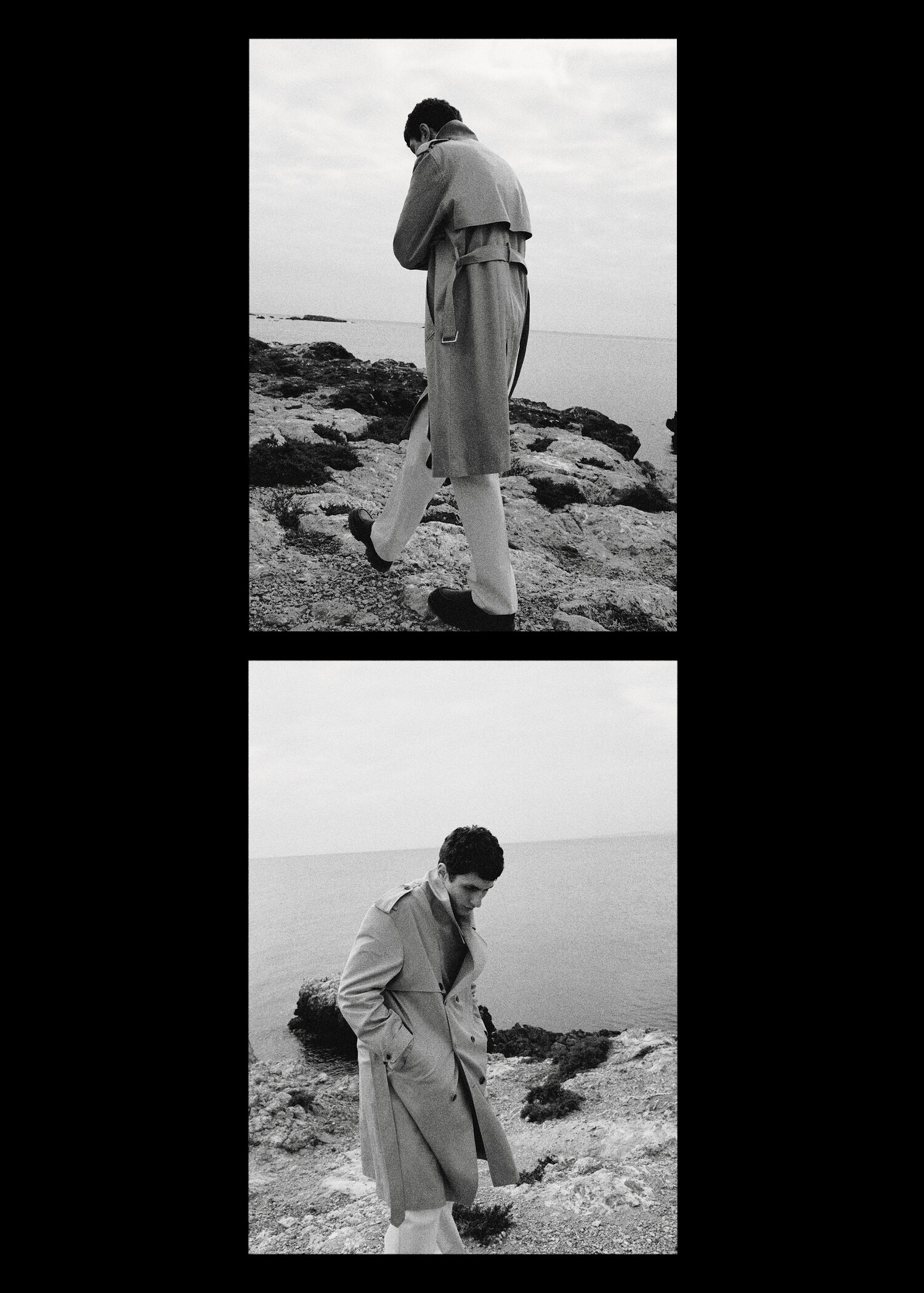 Relaxed-fit trench trench coat with belt - Details of the article 6