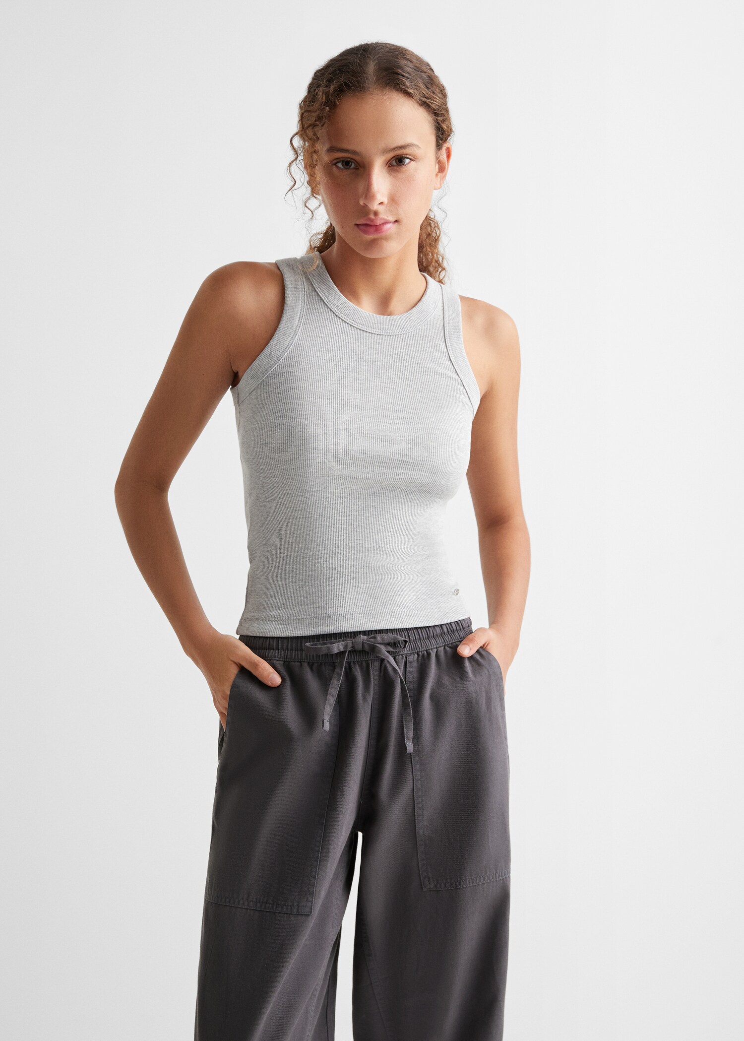 Pantalon jogger coton - Plan moyen