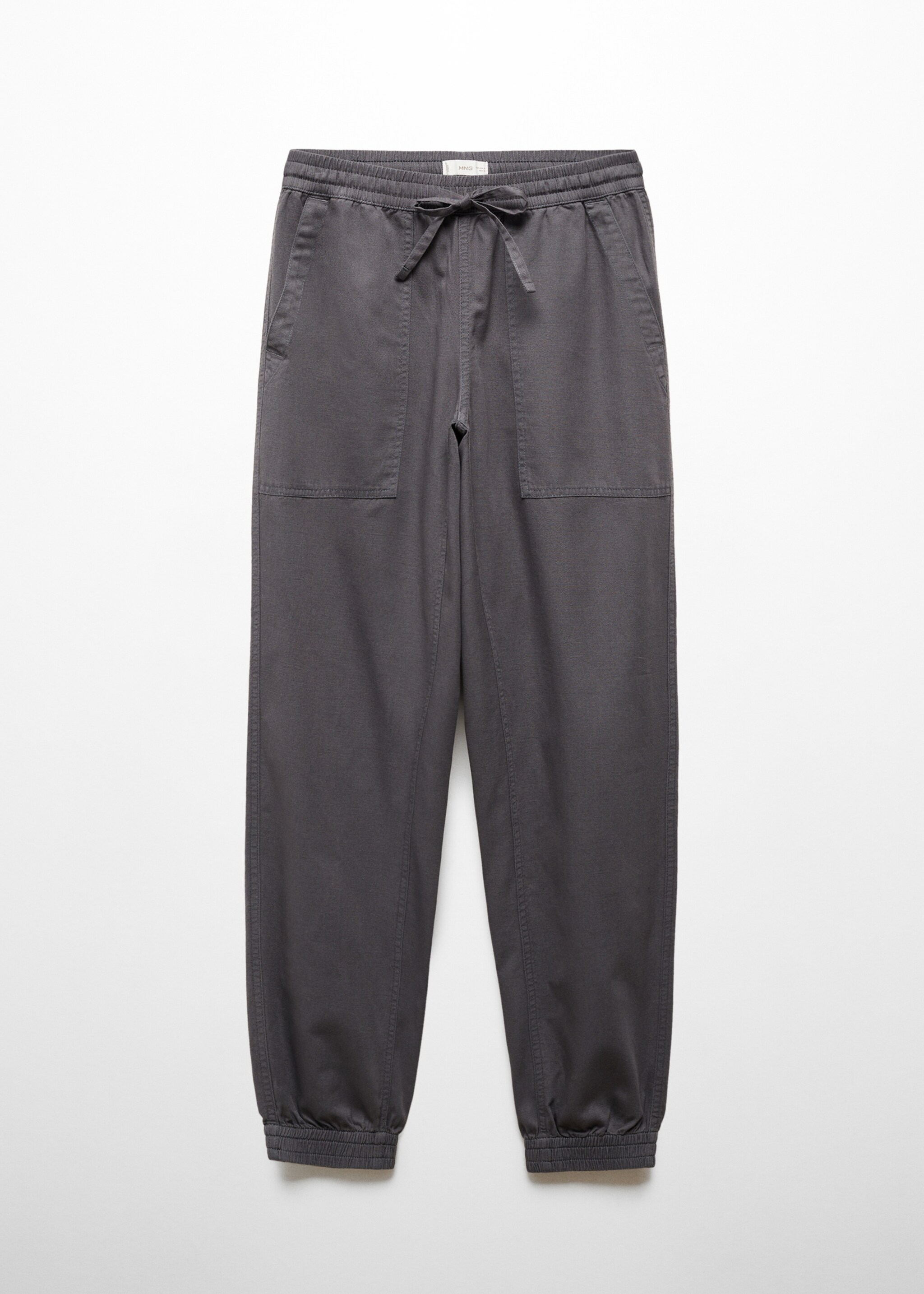 Cotton jogger-style trousers - Article without model