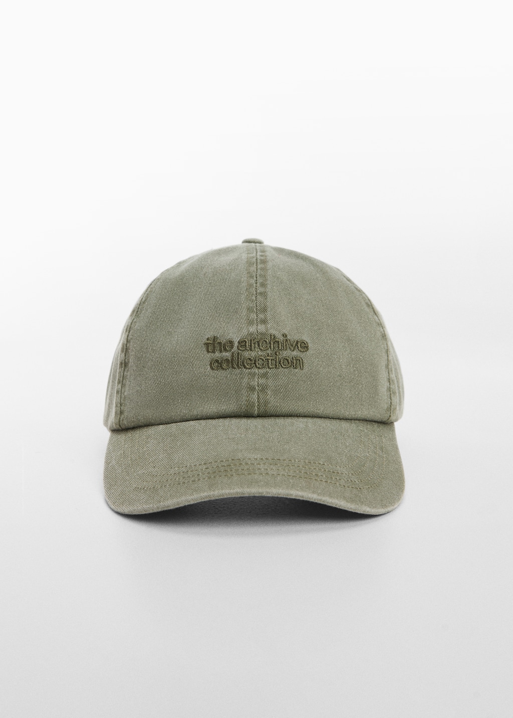 Embroidered message cap - Women | MANGO USA