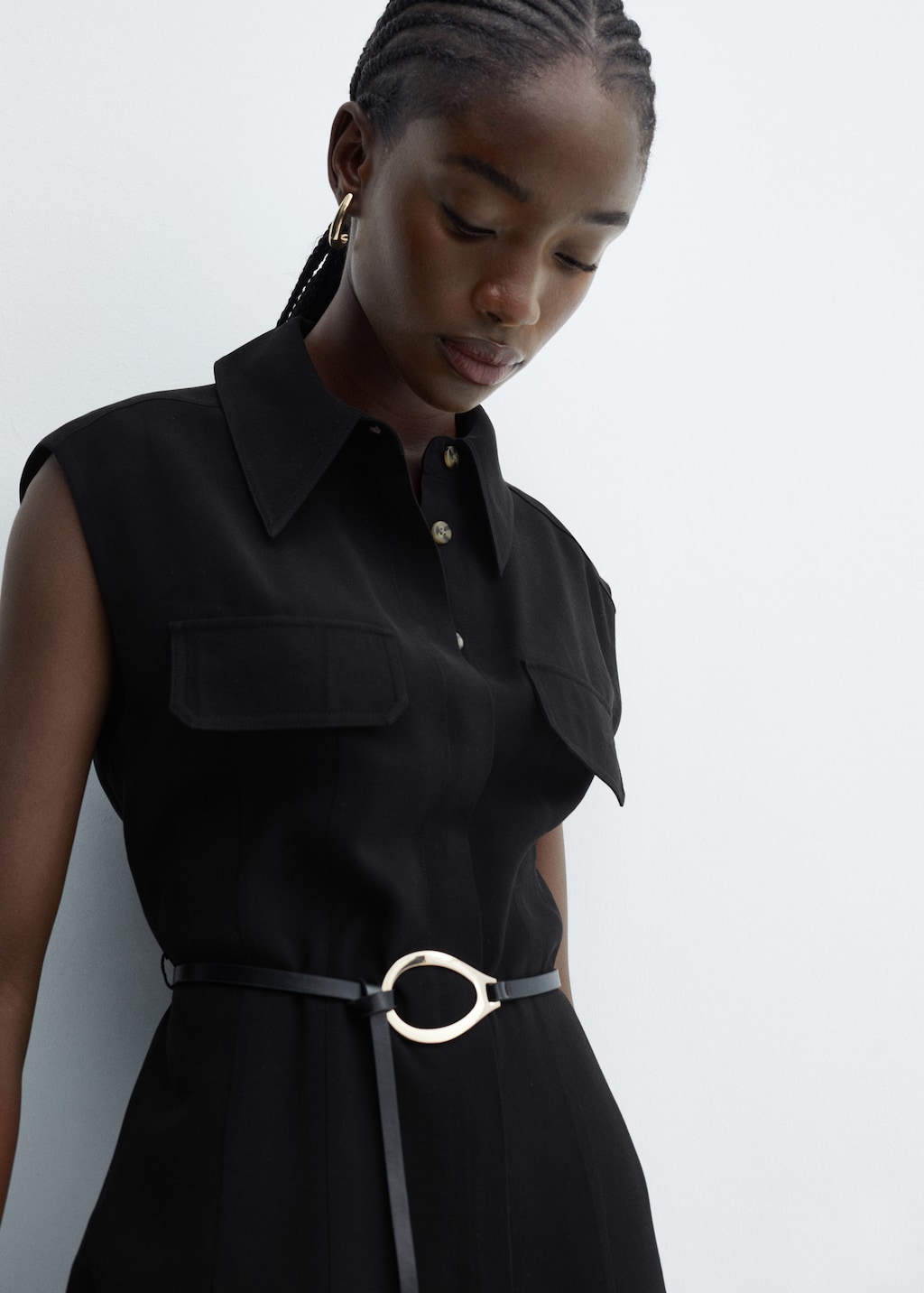 Belt with shirt dress online