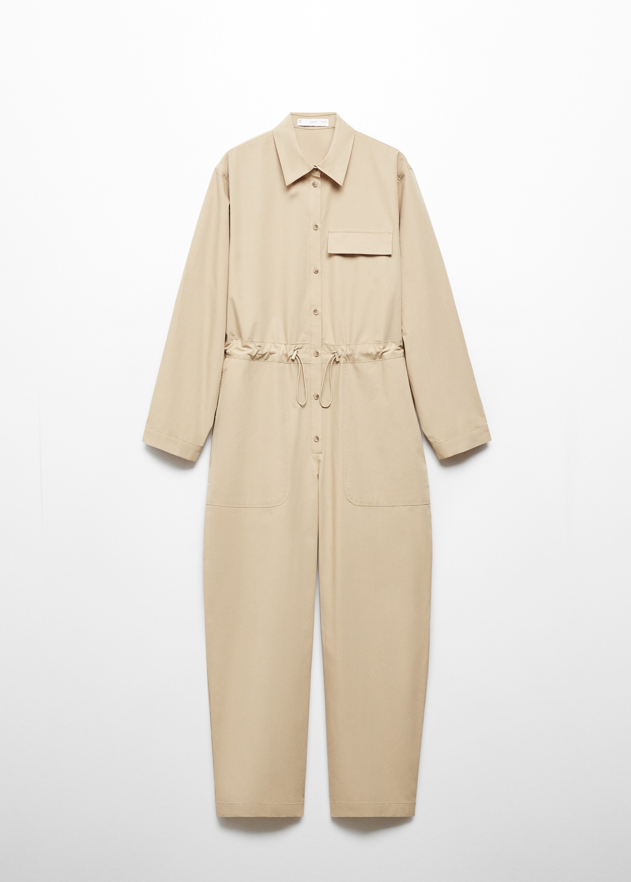 Buttoned long jumpsuit - Article without model