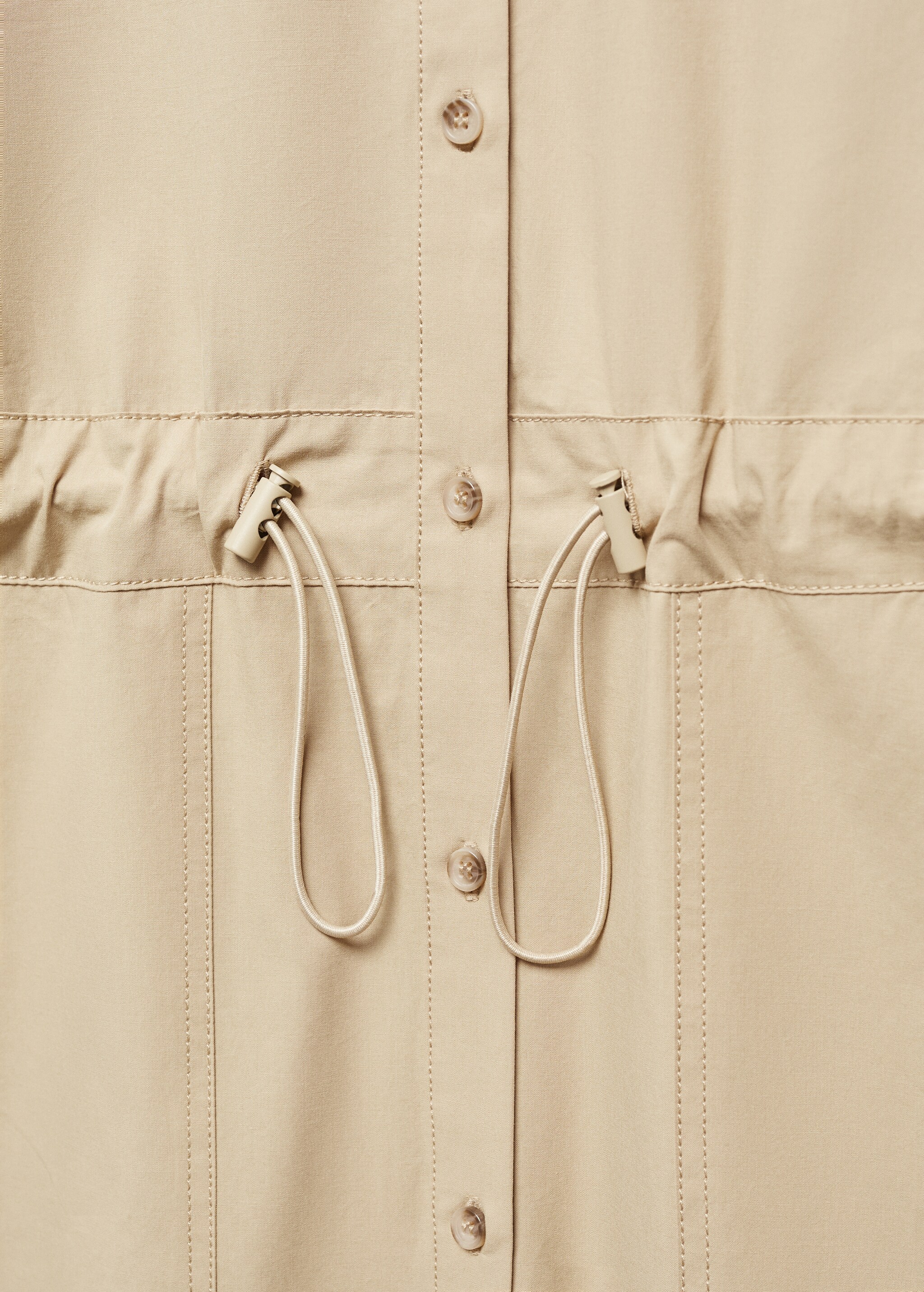 Buttoned long jumpsuit - Details of the article 8