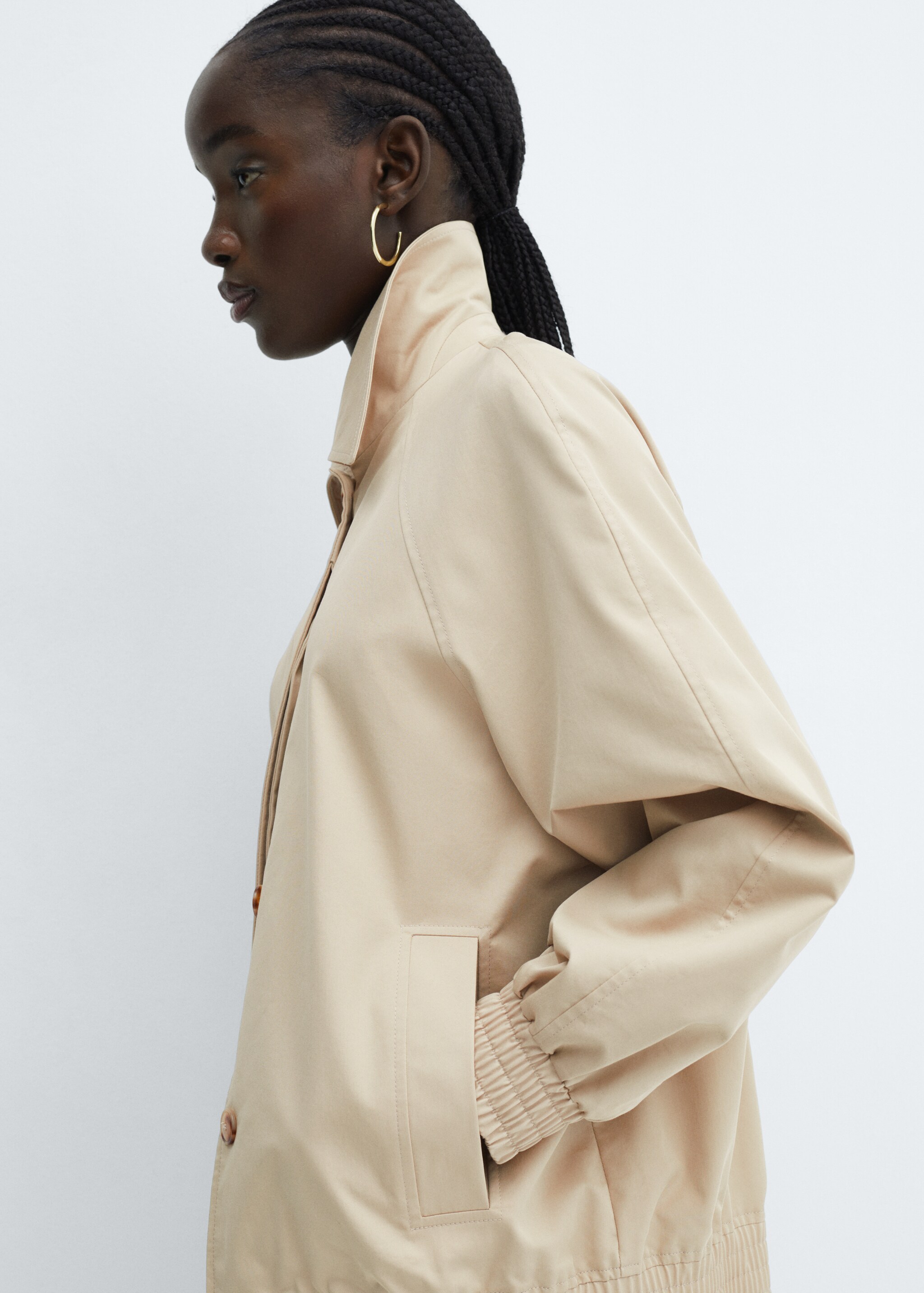 Bomber jacket with shirt collar - Details of the article 6