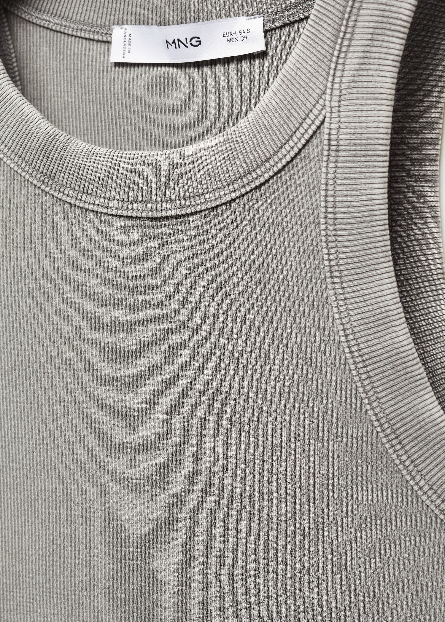 Top lavado canalé algodón - Detalle del artículo 8