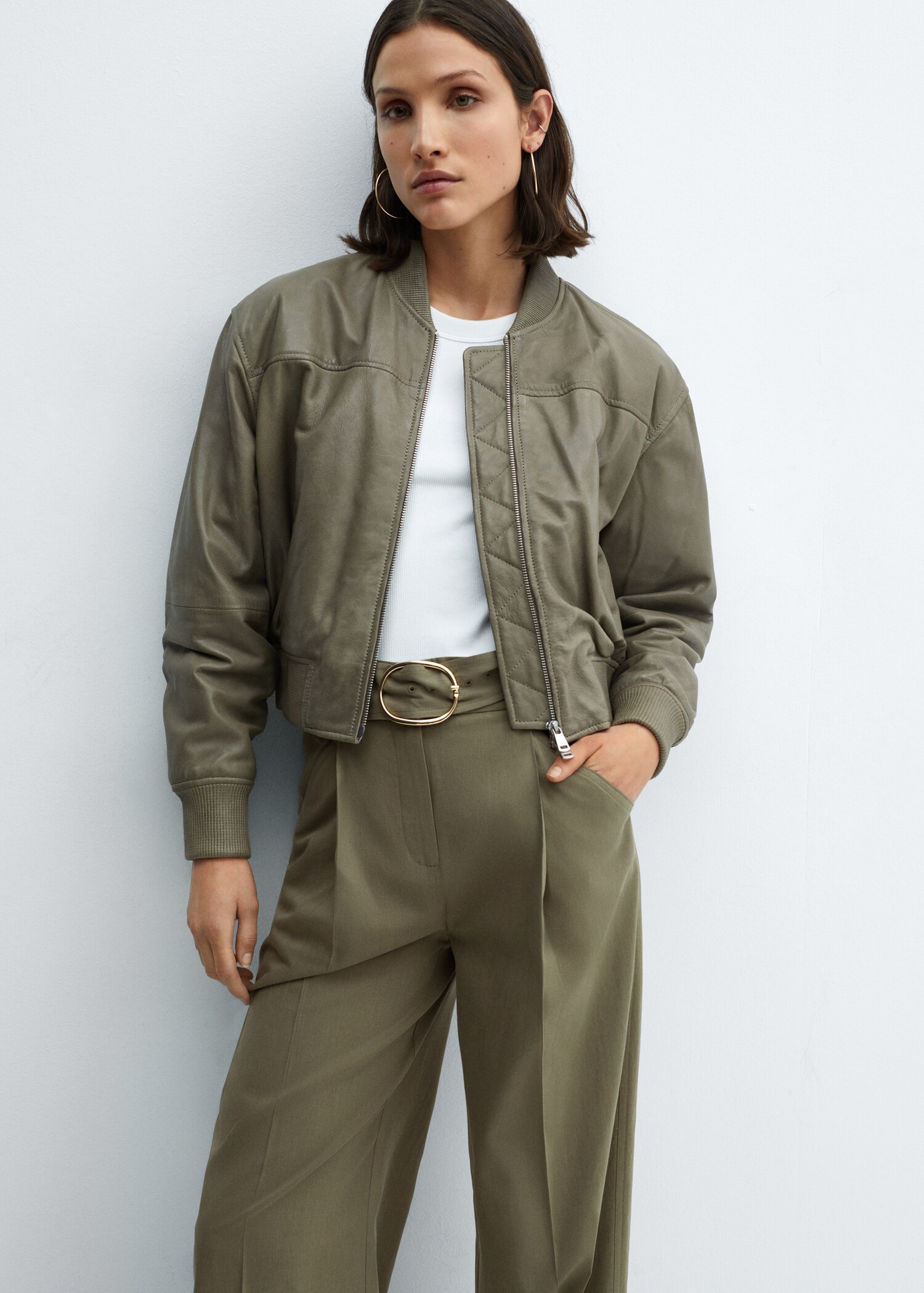 Wideleg broek met ceintuur - Detail van het artikel 1