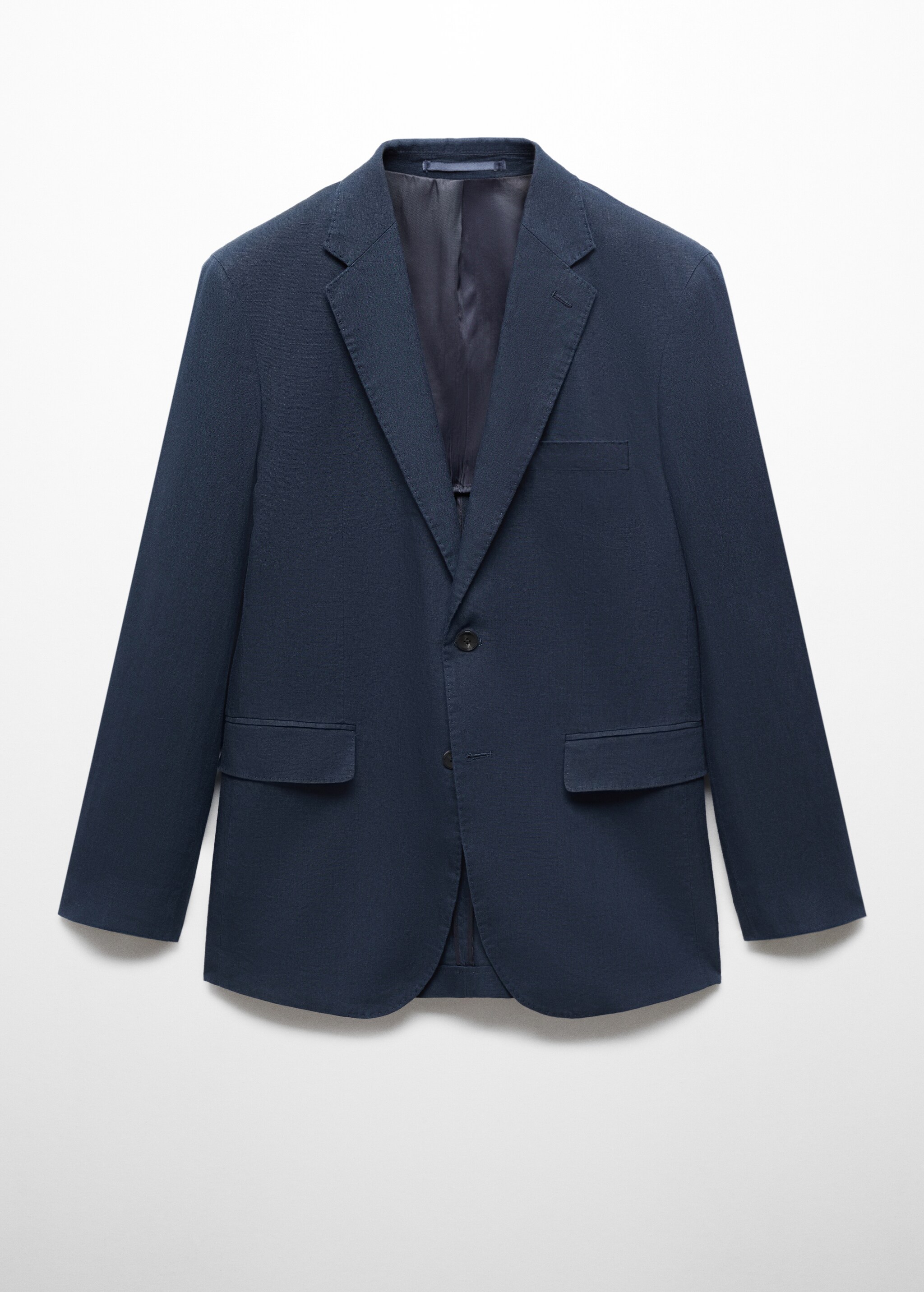 100% linen slim-fit suit blazer - Article without model