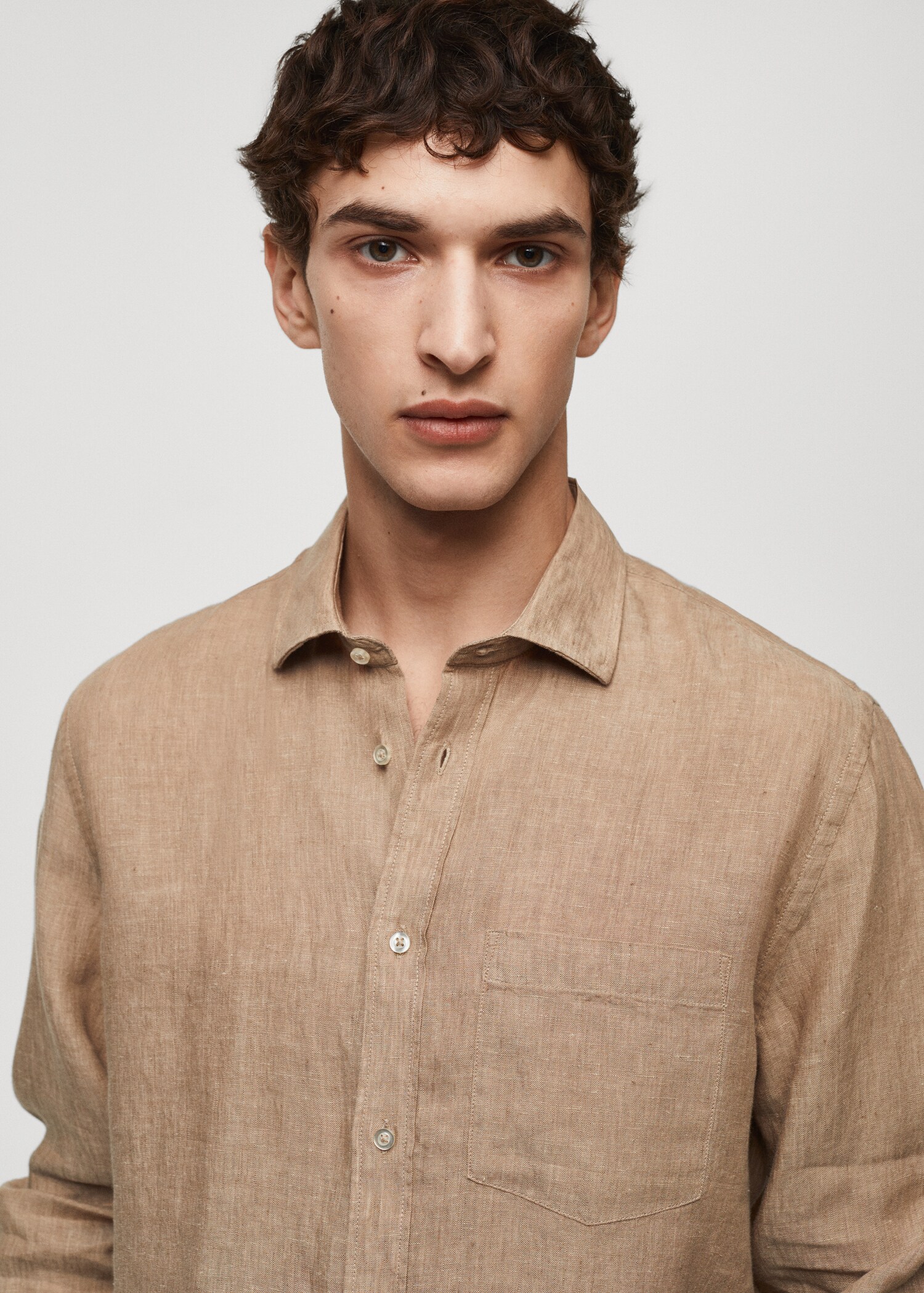 Chemise classic-fit 100 % lin - Détail de l'article 1