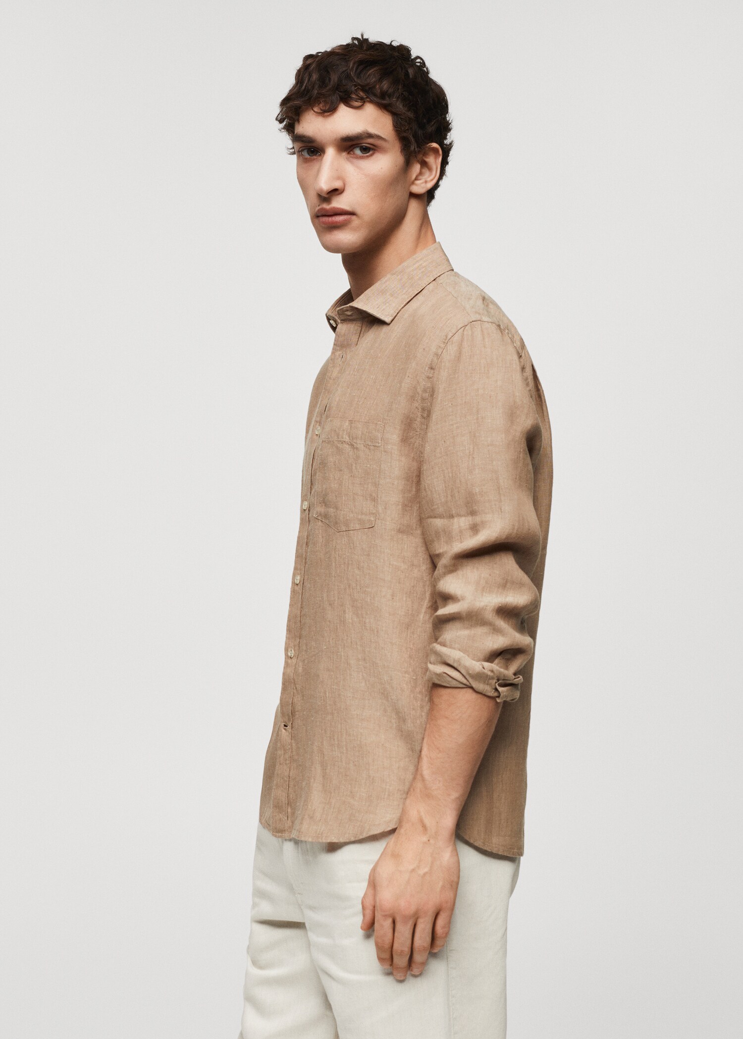 Chemise classic-fit 100 % lin - Détail de l'article 2