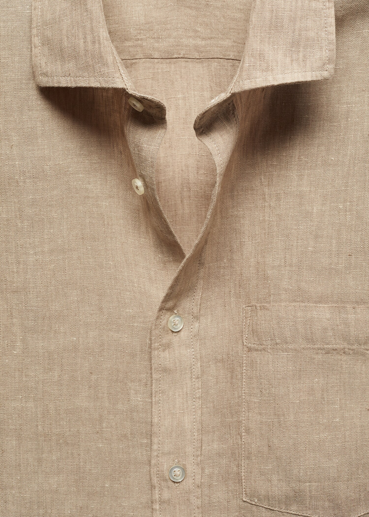 Chemise classic-fit 100 % lin - Détail de l'article 8