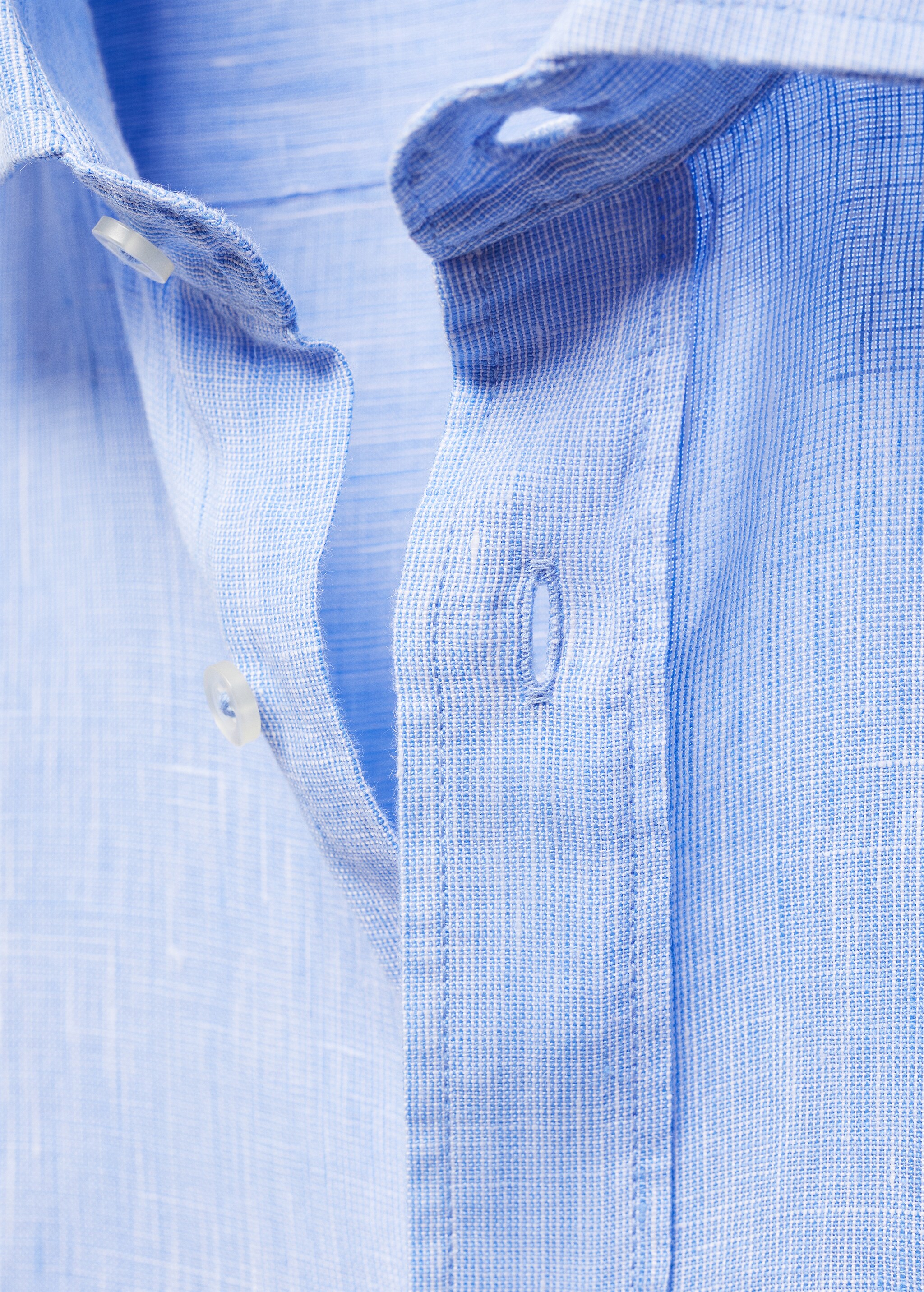 Camisa classic fit 100% lino - Detalle del artículo 8