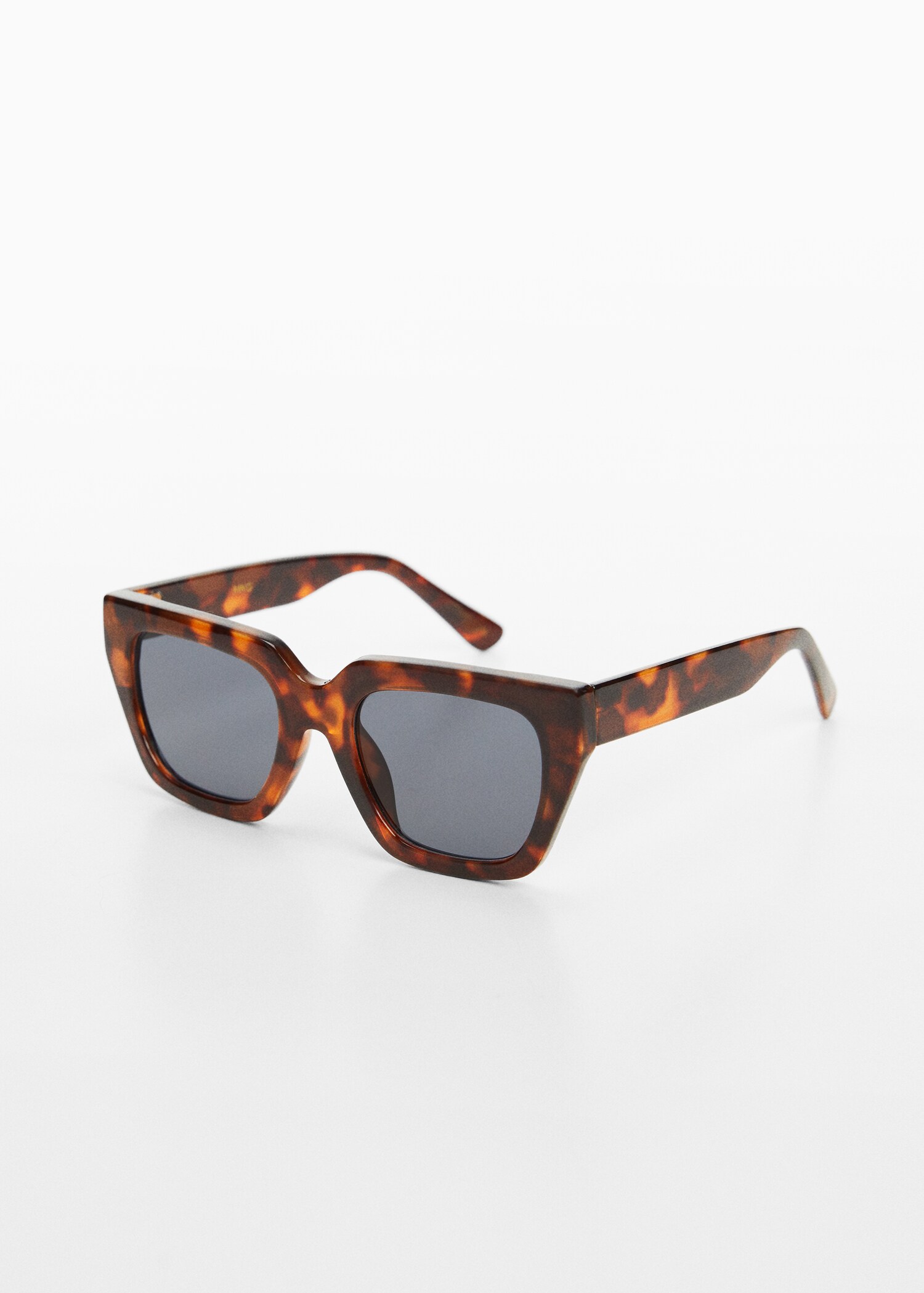 Sonnenbrille mit viereckiger Brillenfassung - Mittlere Ansicht