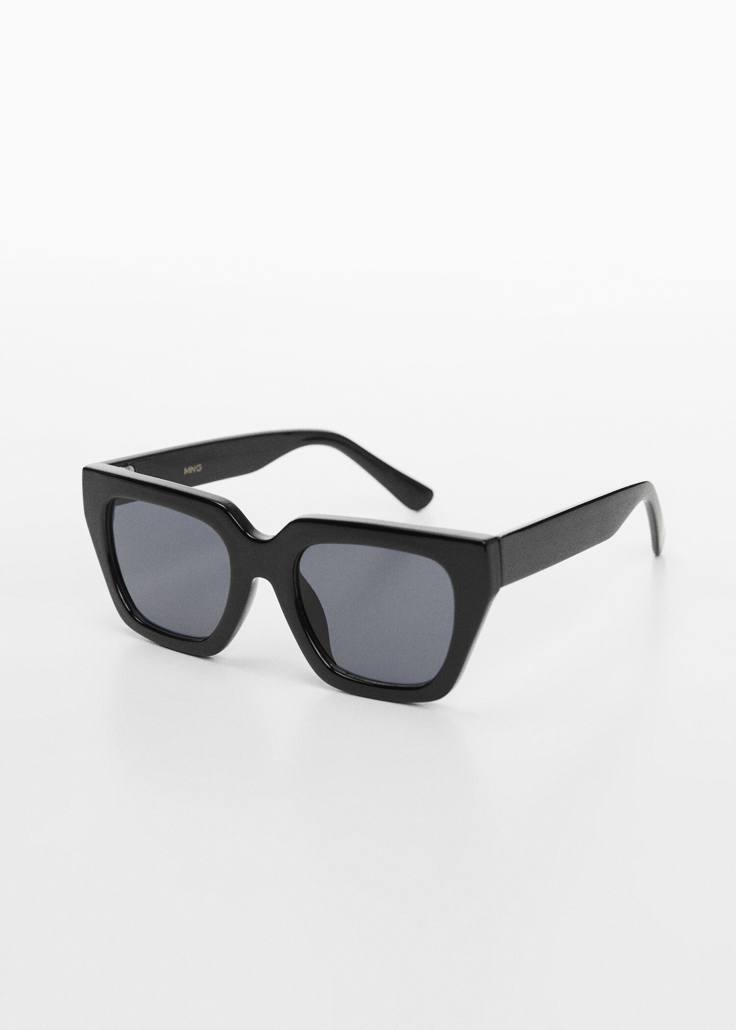 Sonnenbrille mit viereckiger Brillenfassung - Mittlere Ansicht
