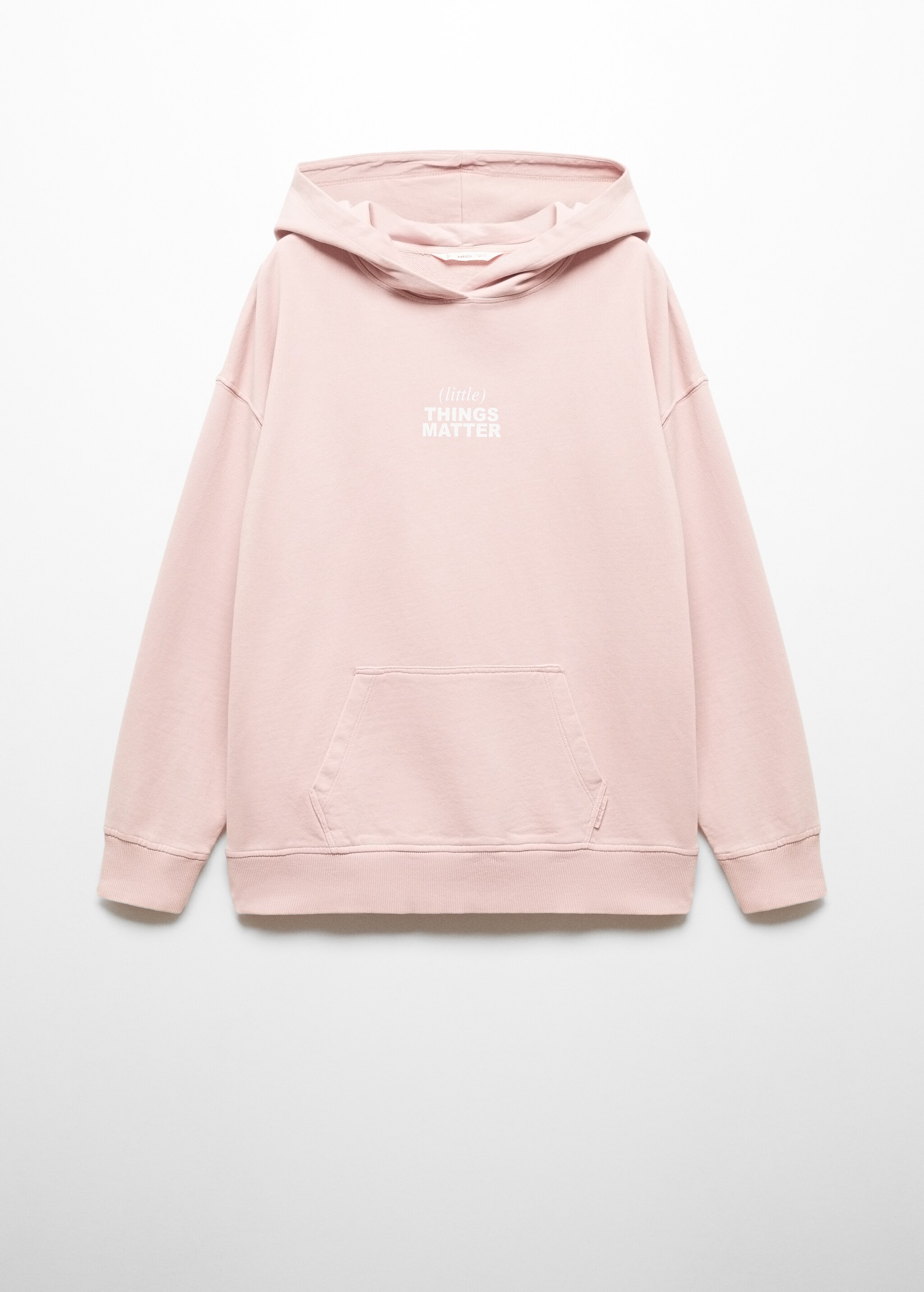 Message zipped hoodie - Article without model