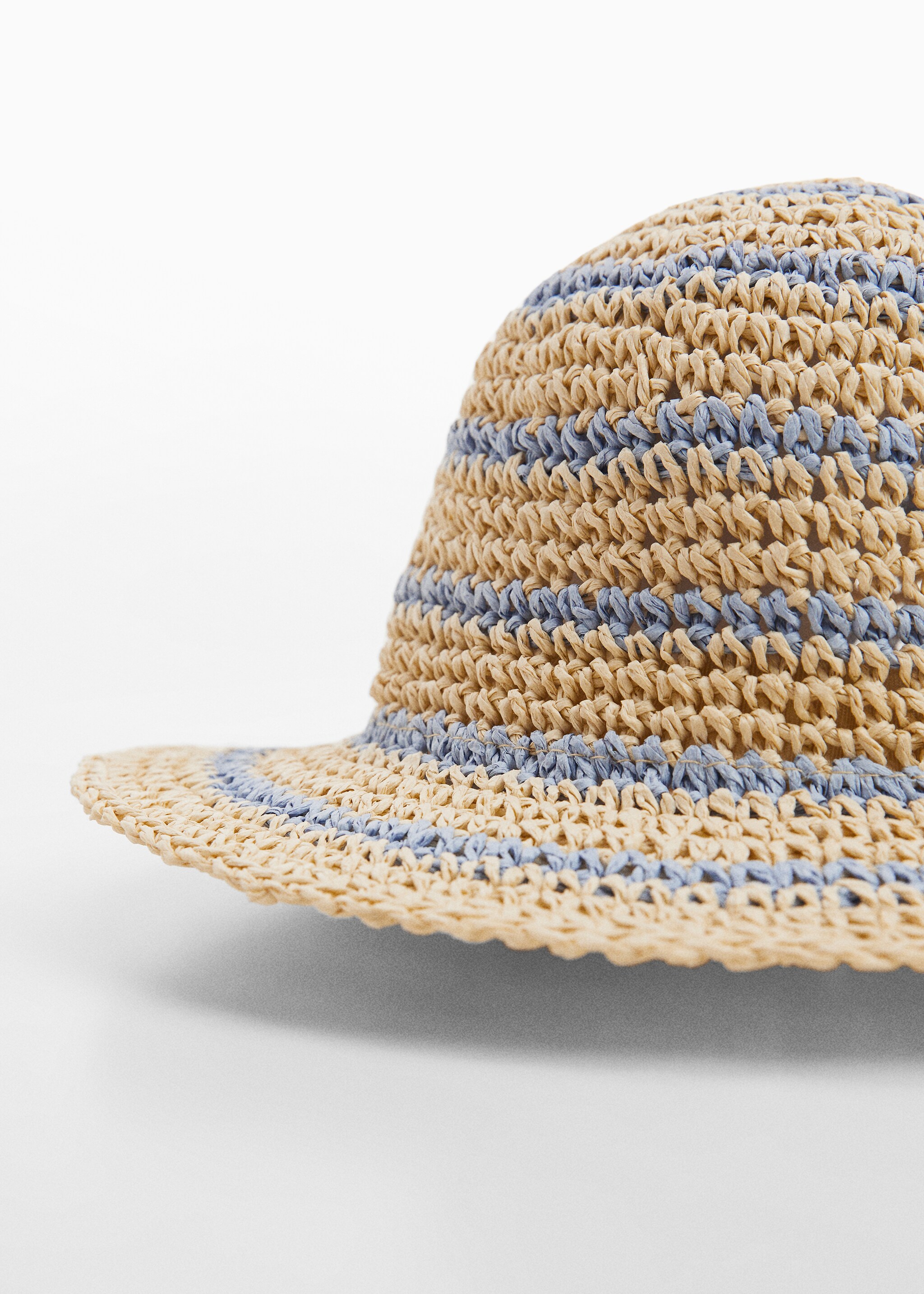 Sombrero paja bicolor - Plano medio