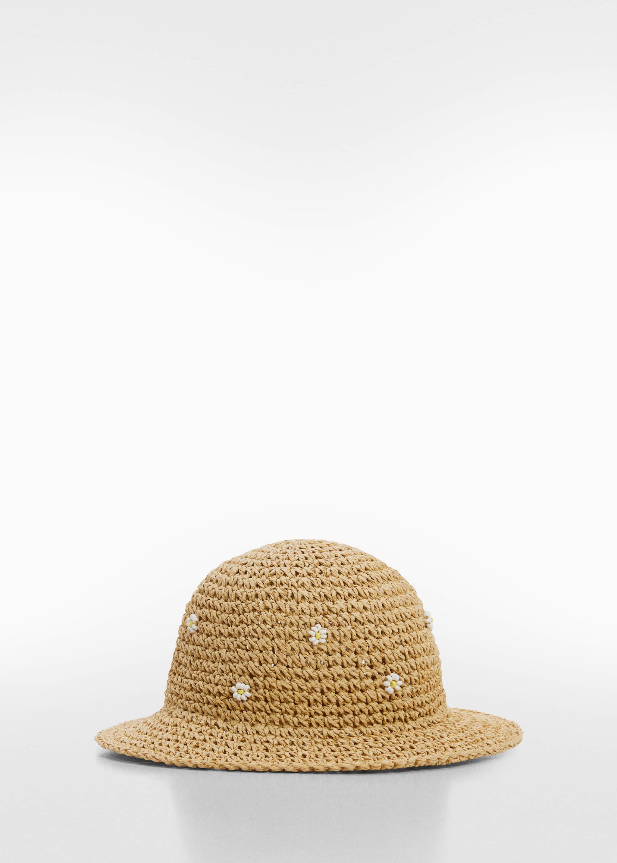 Соломенная шляпа с цветами - Изделие без модели