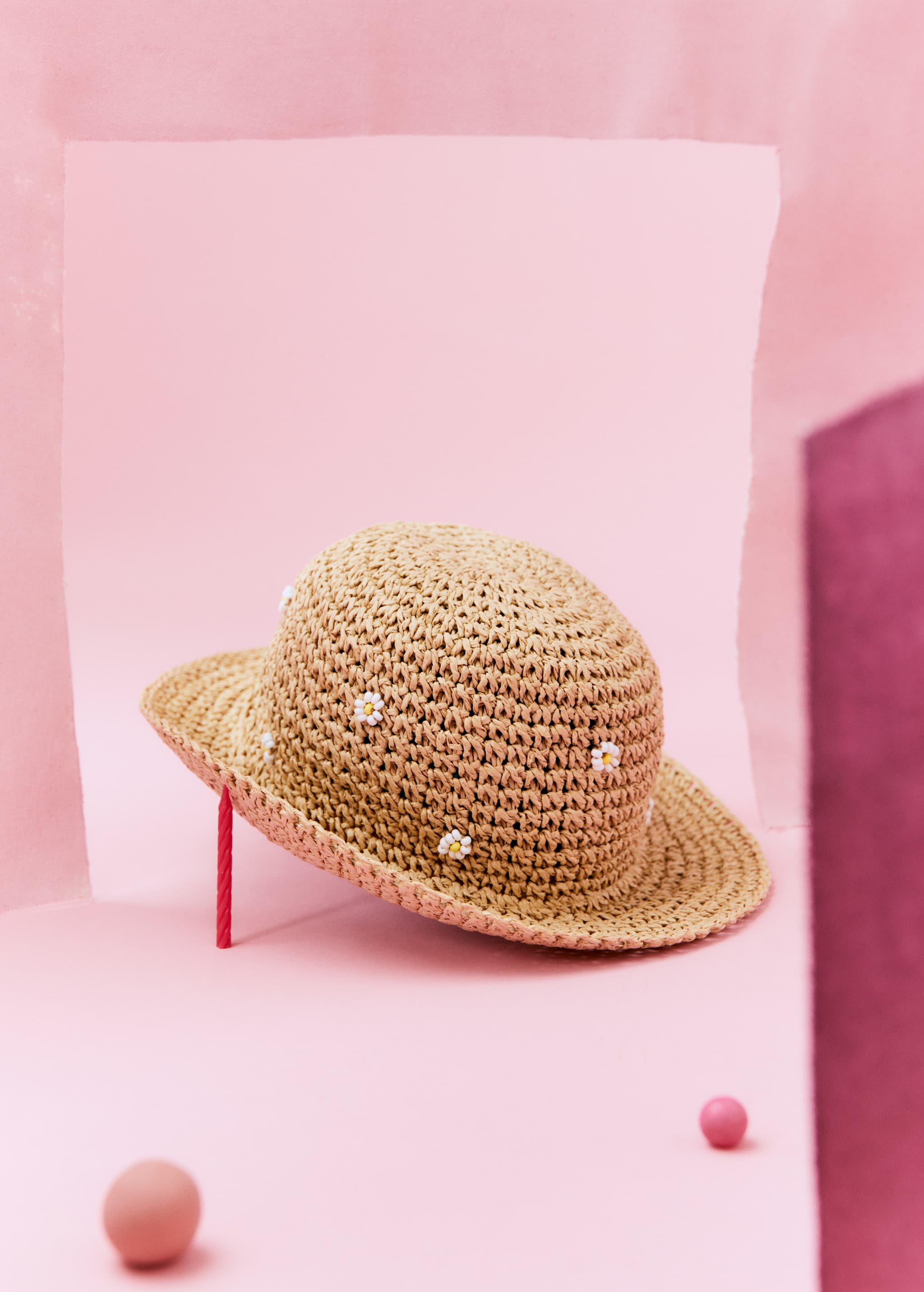 Flowers straw hat - Details of the article 6
