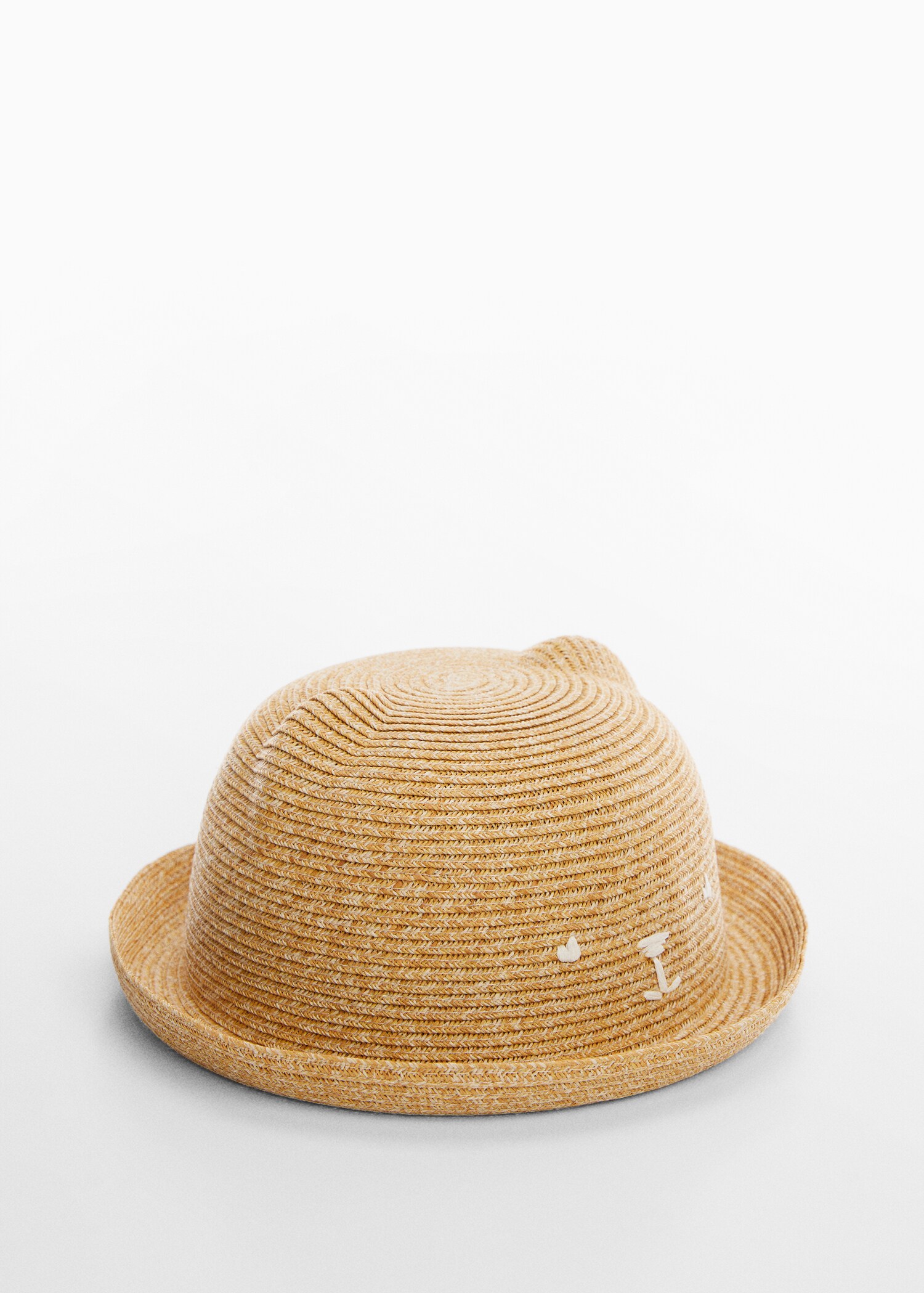 Straw hat with ears - Medium plane