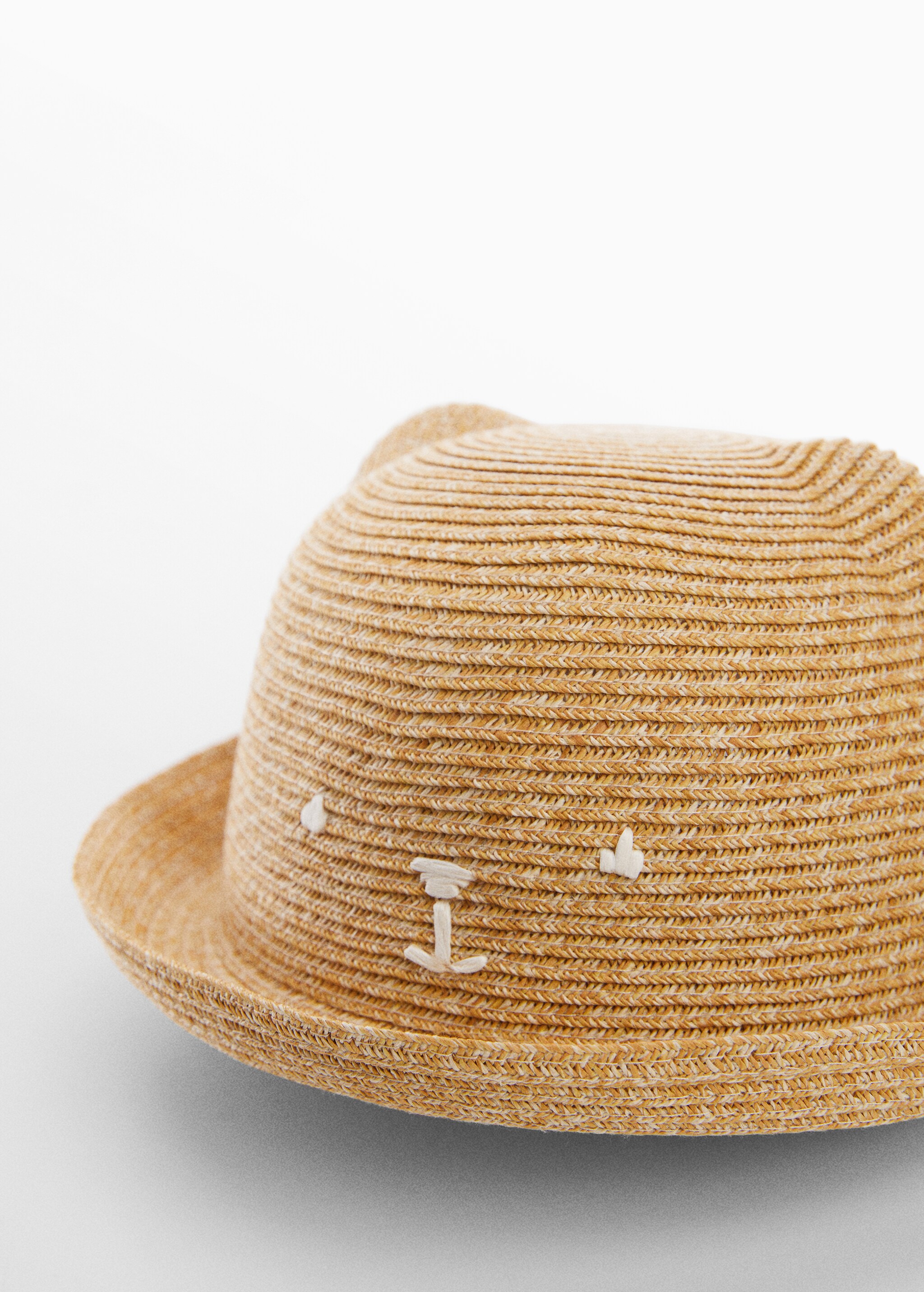 Соломенная шляпа с ушками - Деталь изделия 1