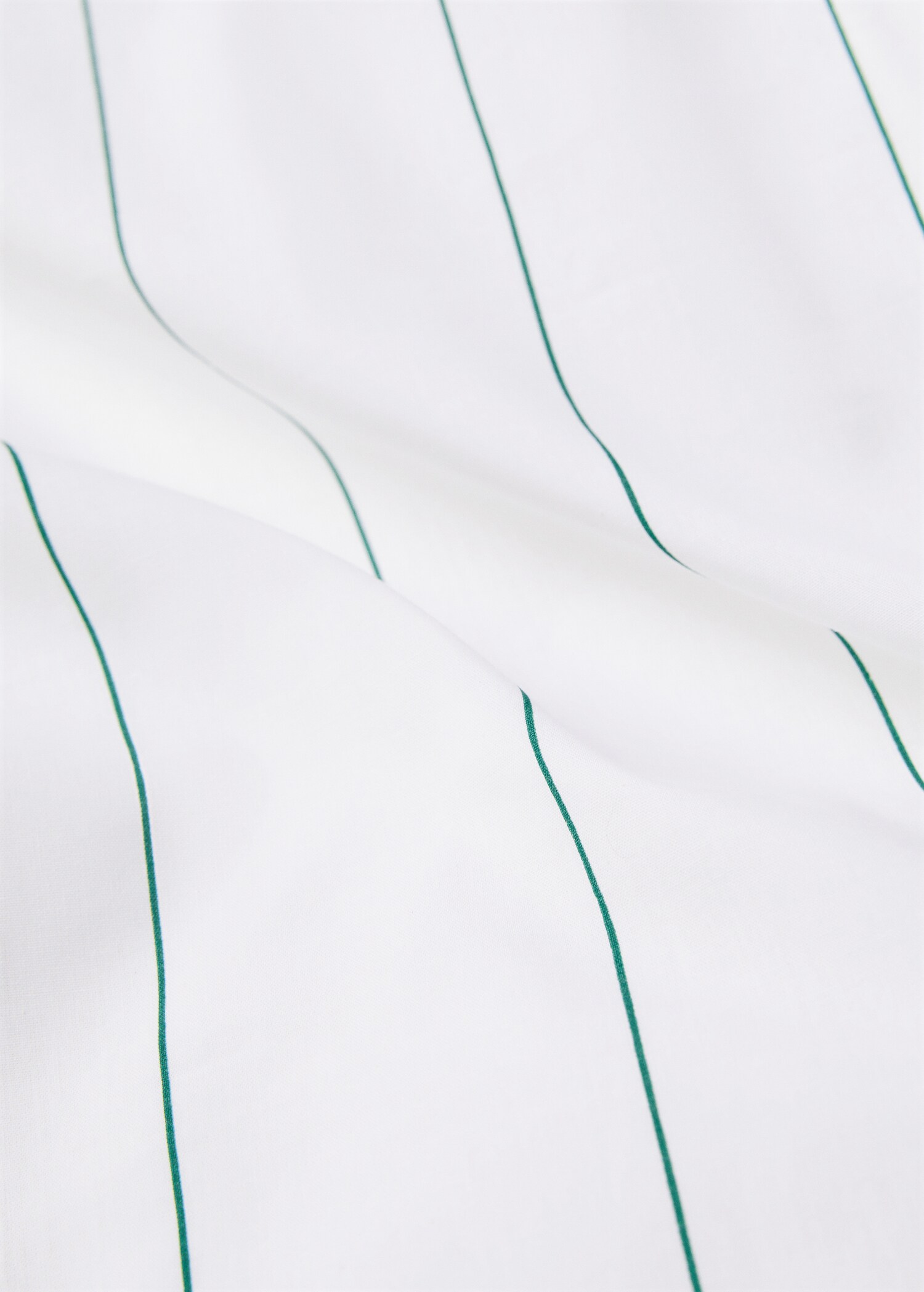 Striped printed cotton duvet cover for king bed - Details of the article 2