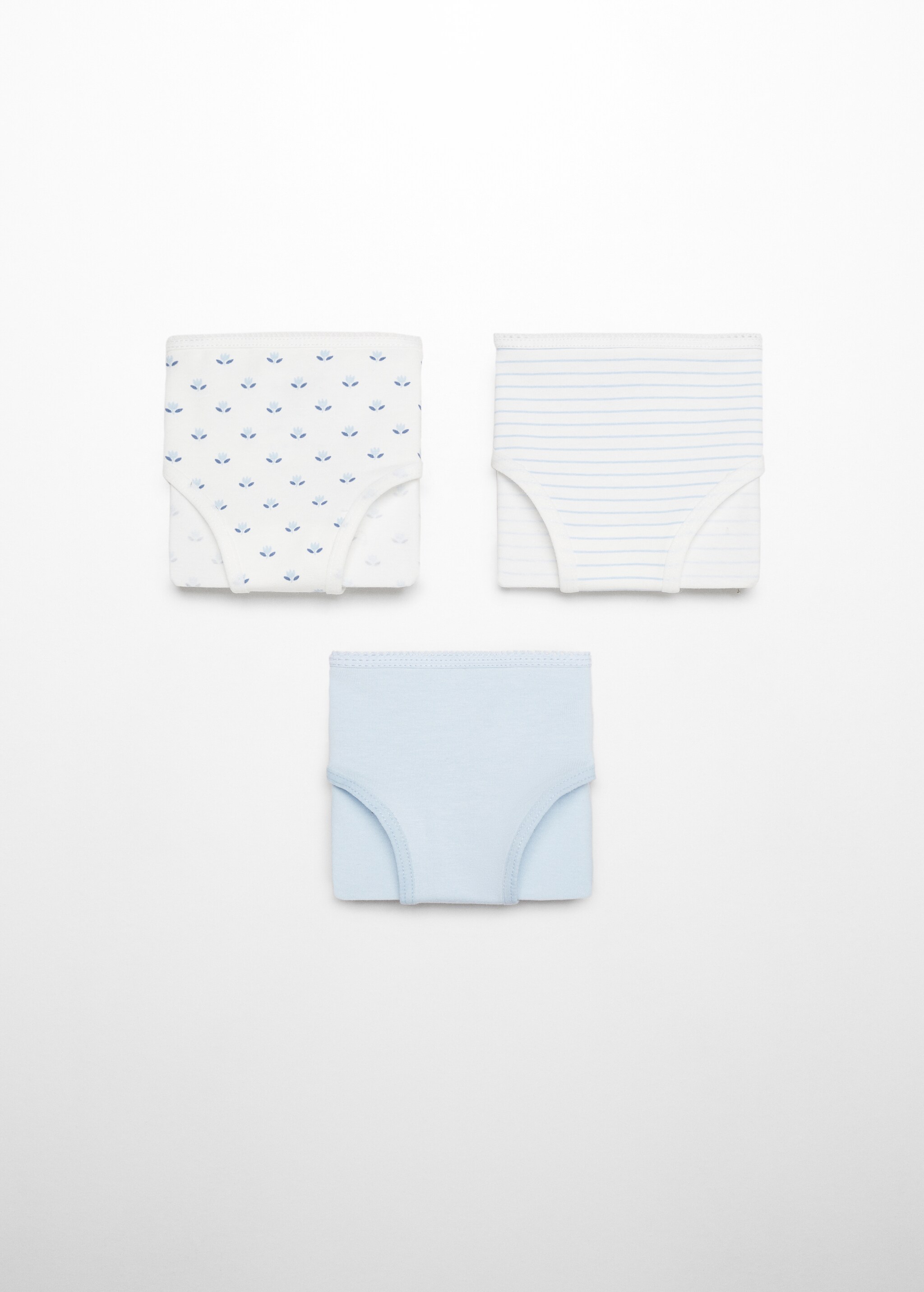 3 pack of printed cotton panties - Article without model