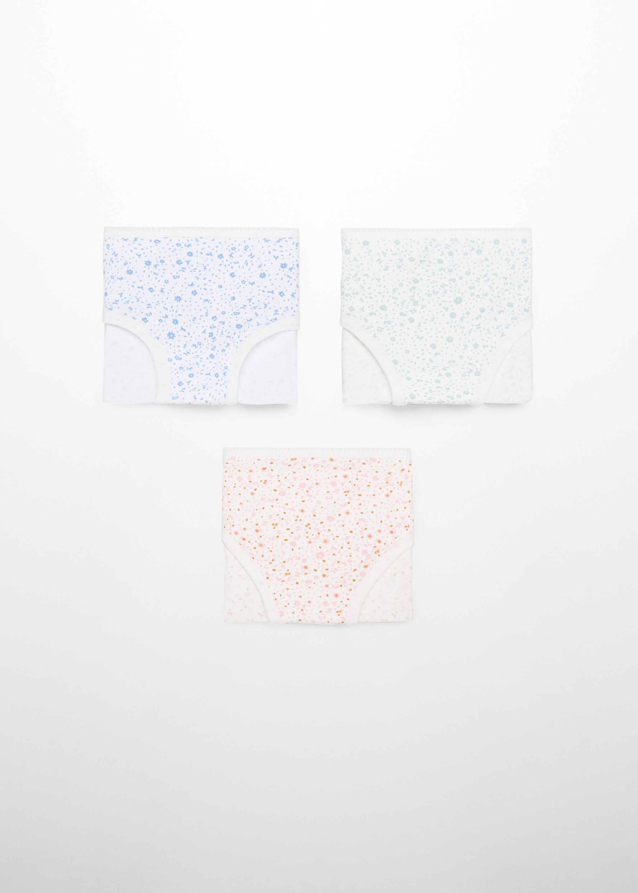 3 pack of printed cotton panties - Article without model